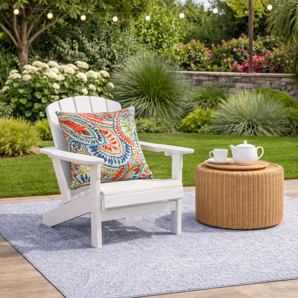 2 Pack Outdoor Throw Pillows, Waterproof & Fade-Resistant Patio Cushions (18x18 Inch) - Image 9