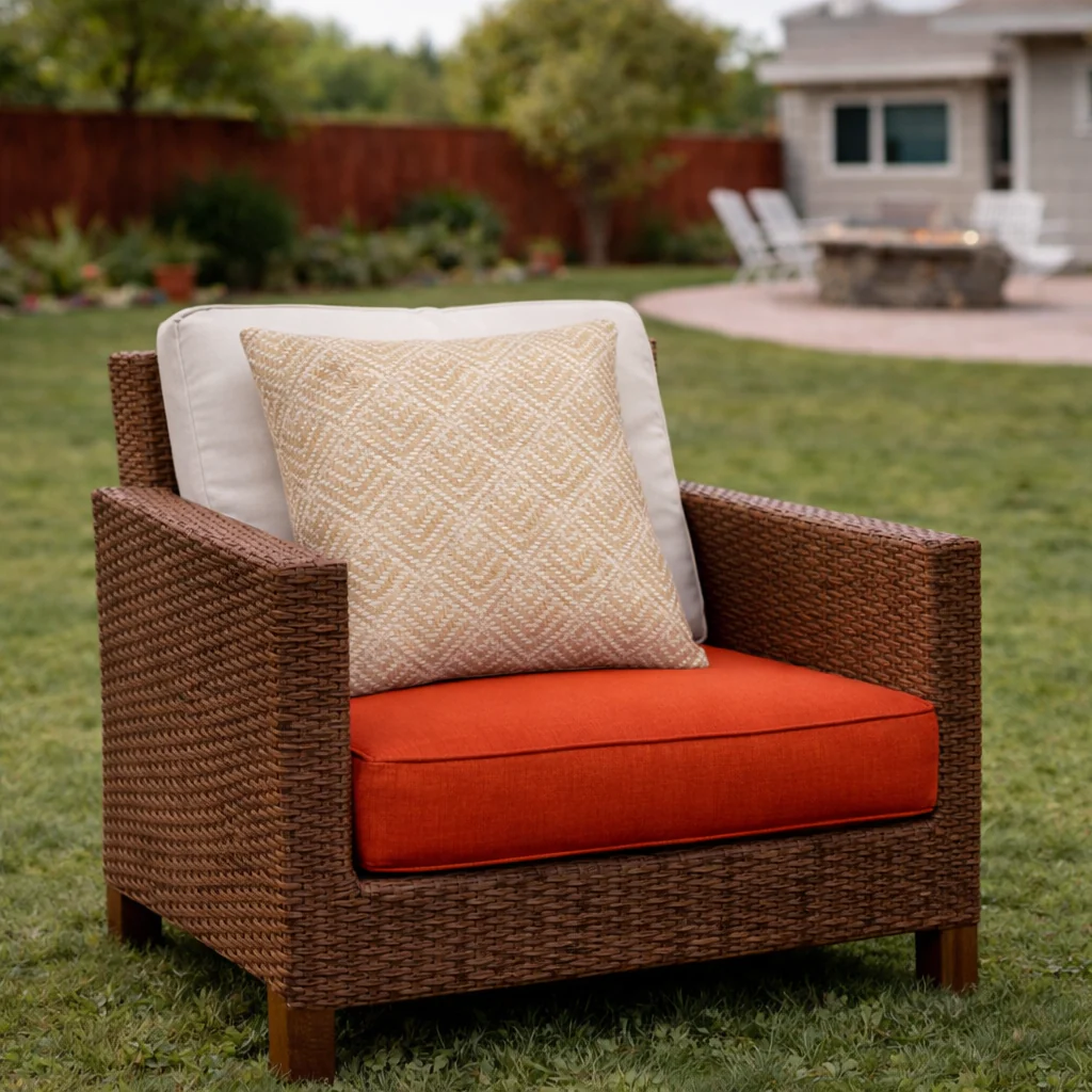 2 Pack Outdoor Throw Pillows, Waterproof & Fade-Resistant Patio Cushions (18x18 Inch) - Image 7