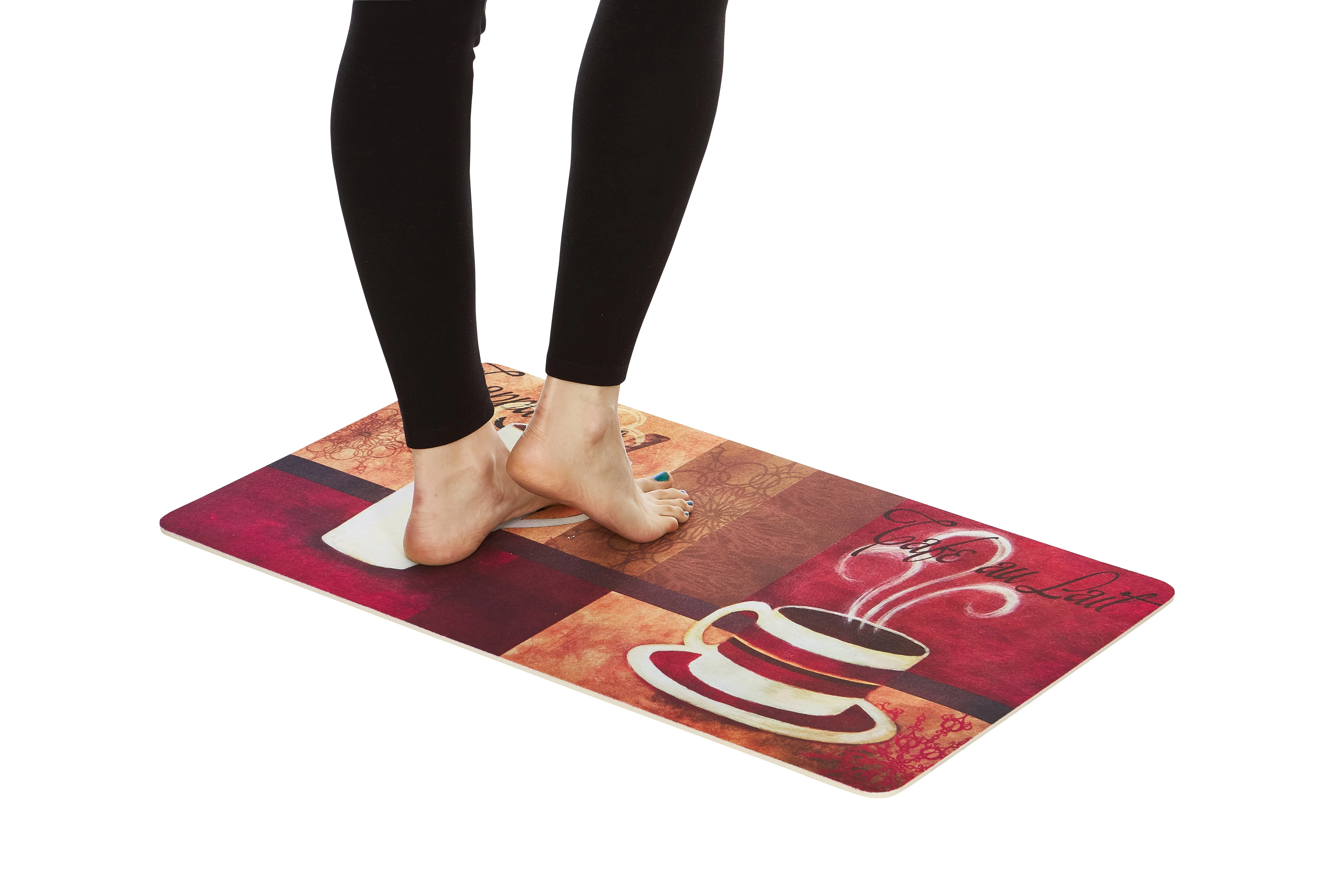2-Pack Premium Comfort Kitchen Mats (Cafe Moderno Dahlia) - Image 3