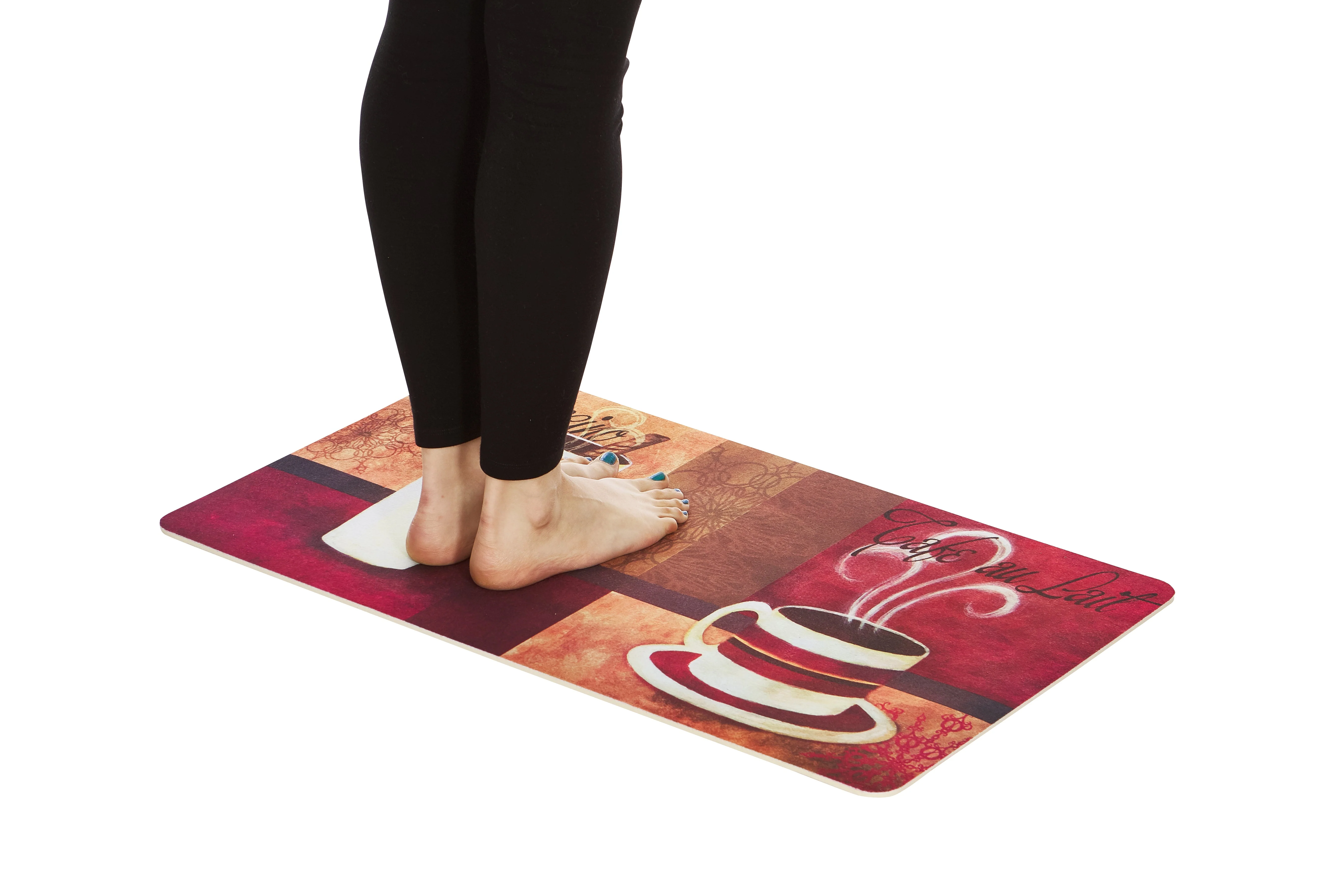 2-Pack Premium Comfort Kitchen Mats (Cafe Moderno Dahlia) - Image 4