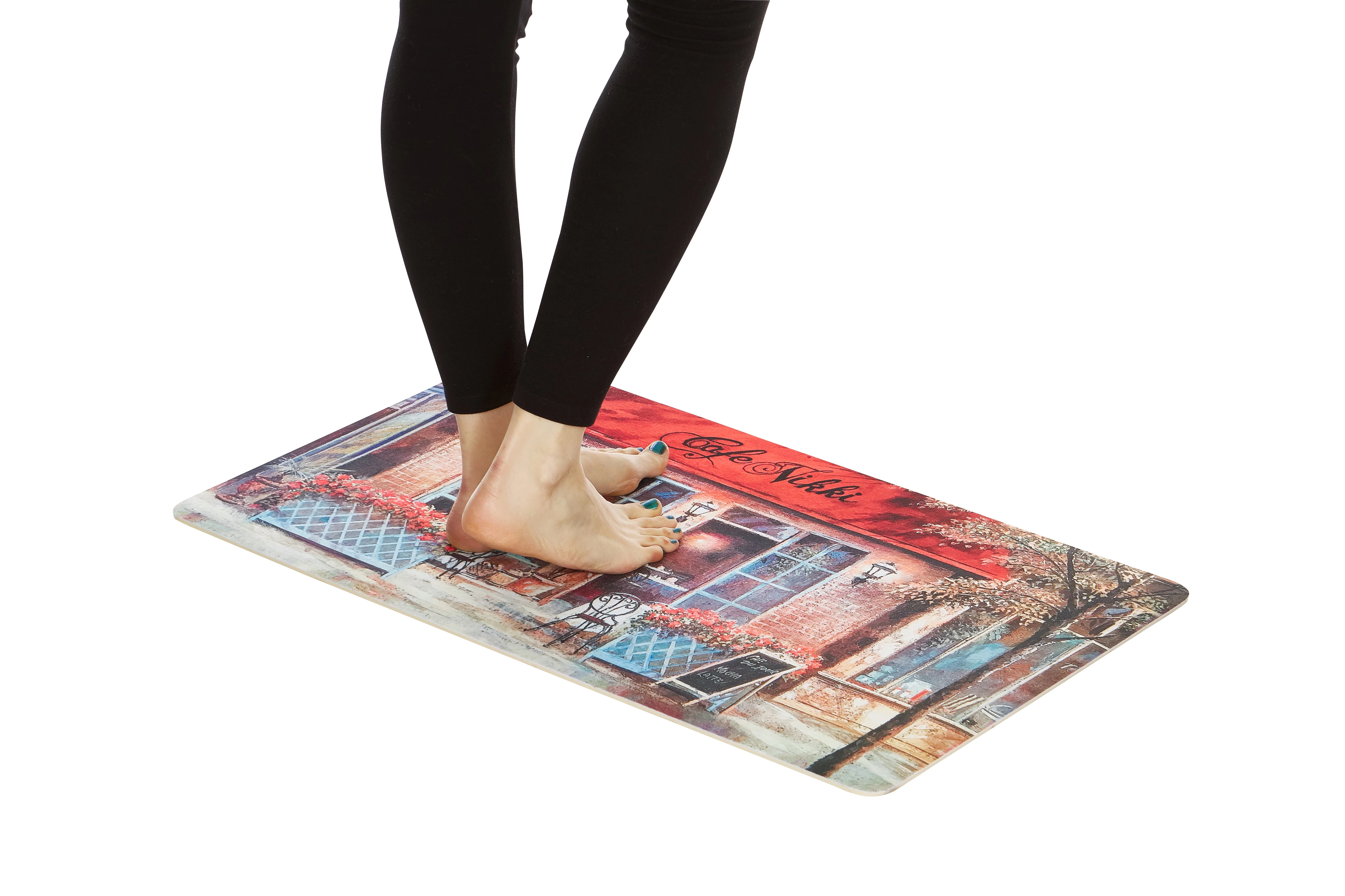 2-Pack Premium Comfort Kitchen Mats (Cafe Nikki) - Image 3