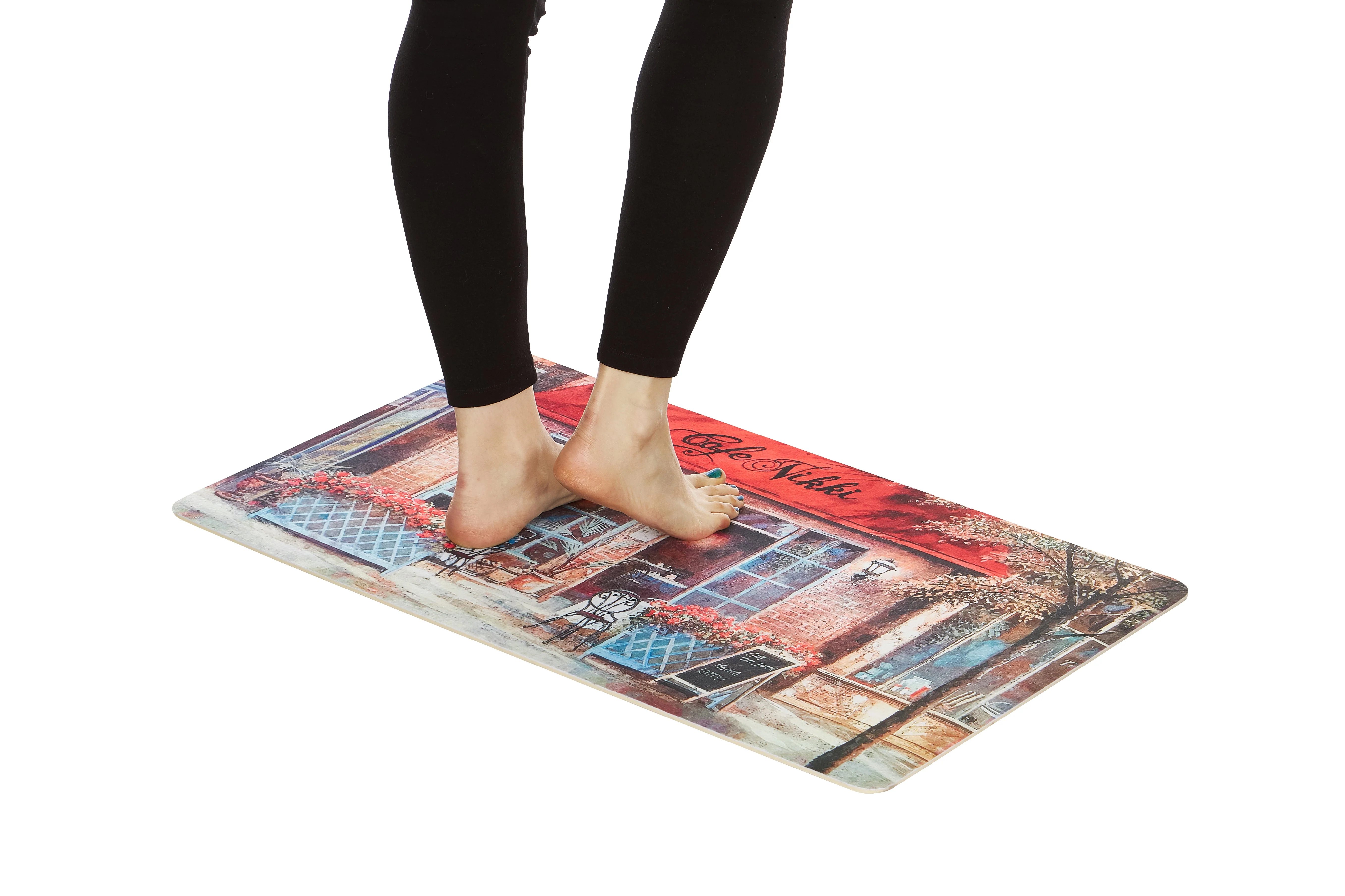2-Pack Premium Comfort Kitchen Mats (Cafe Nikki) - Image 4