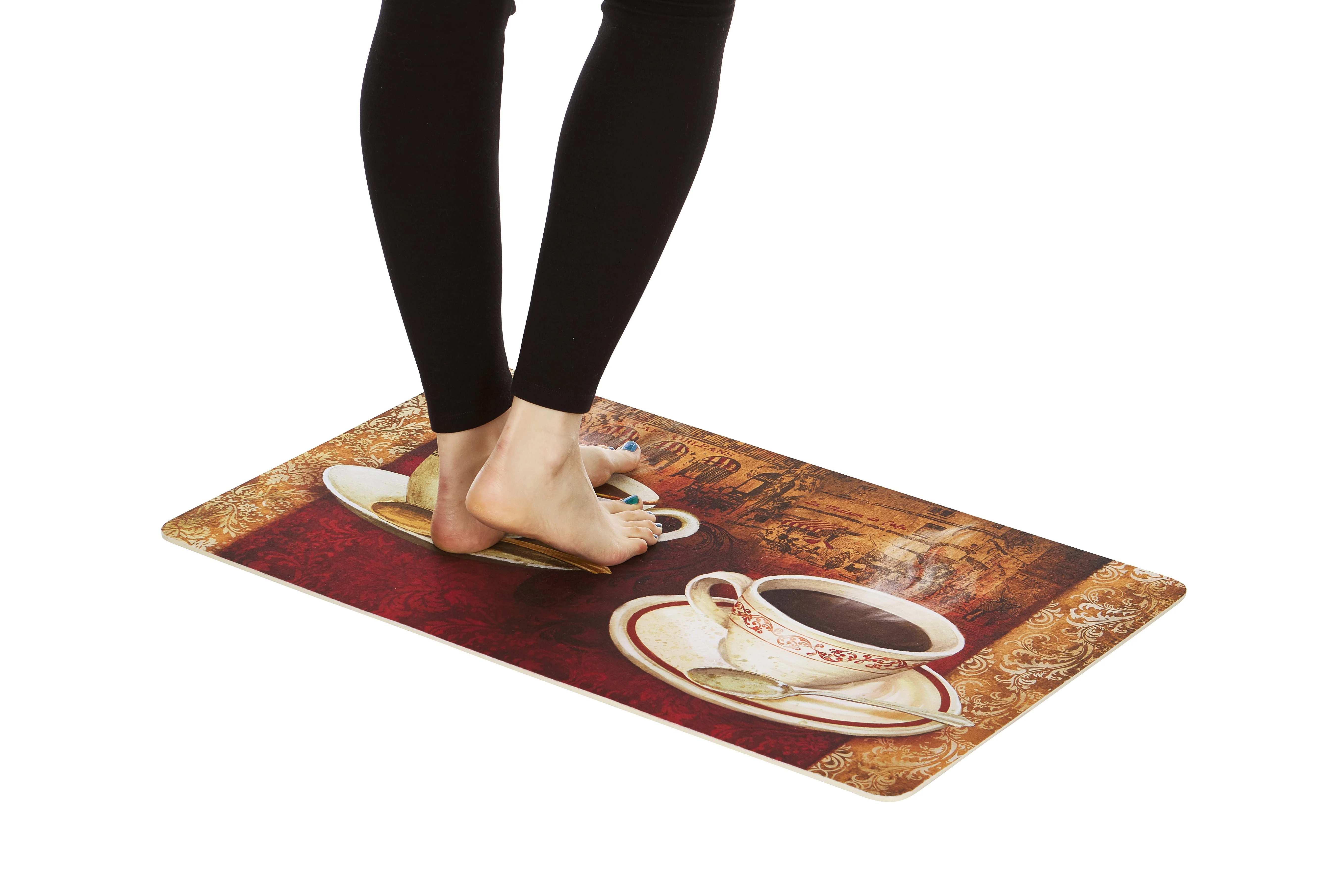 2-Pack Premium Comfort Kitchen Mats (French Coffee) - Image 2