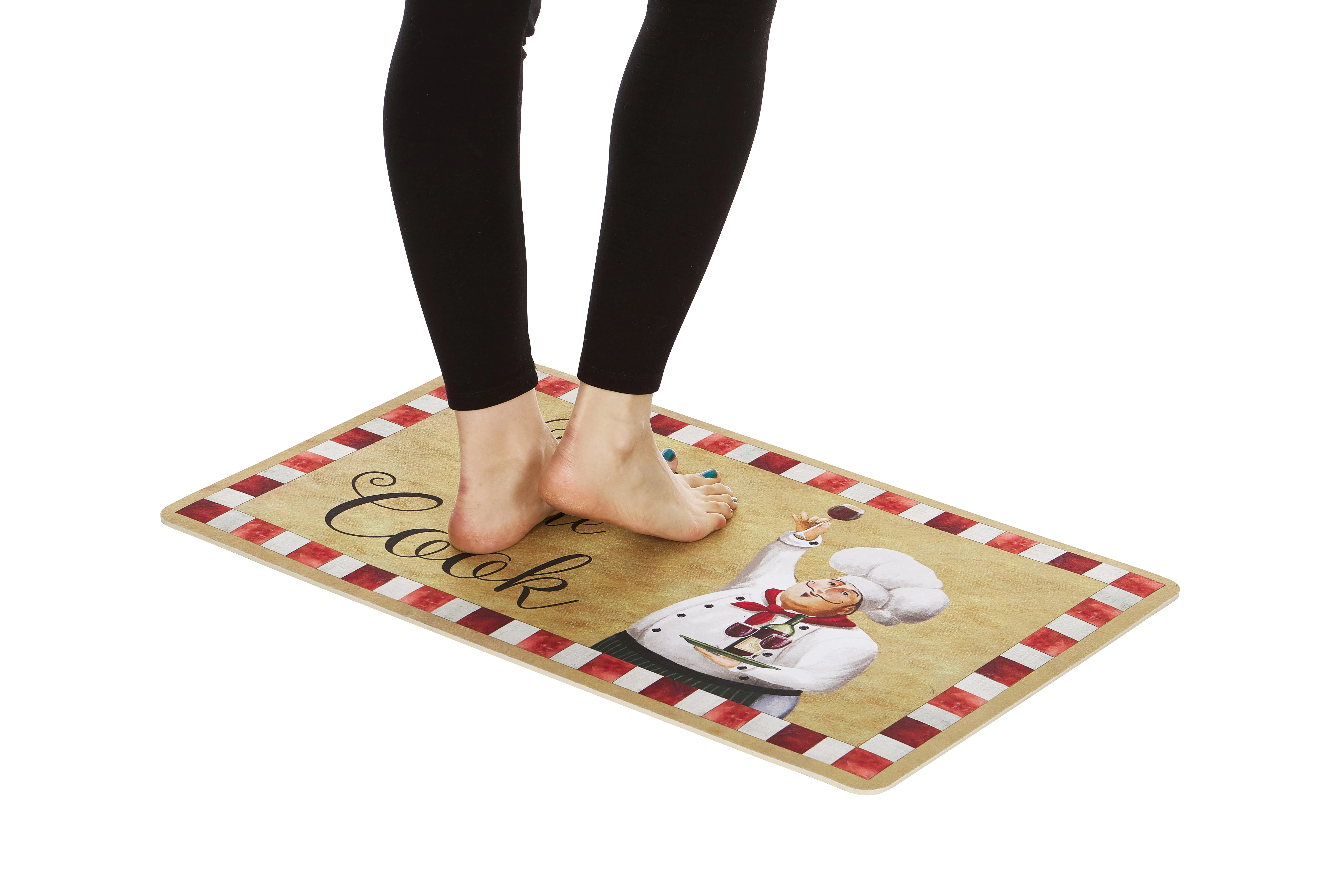 2-Pack Premium Comfort Kitchen Mats (Kiss the Cook) - Image 2