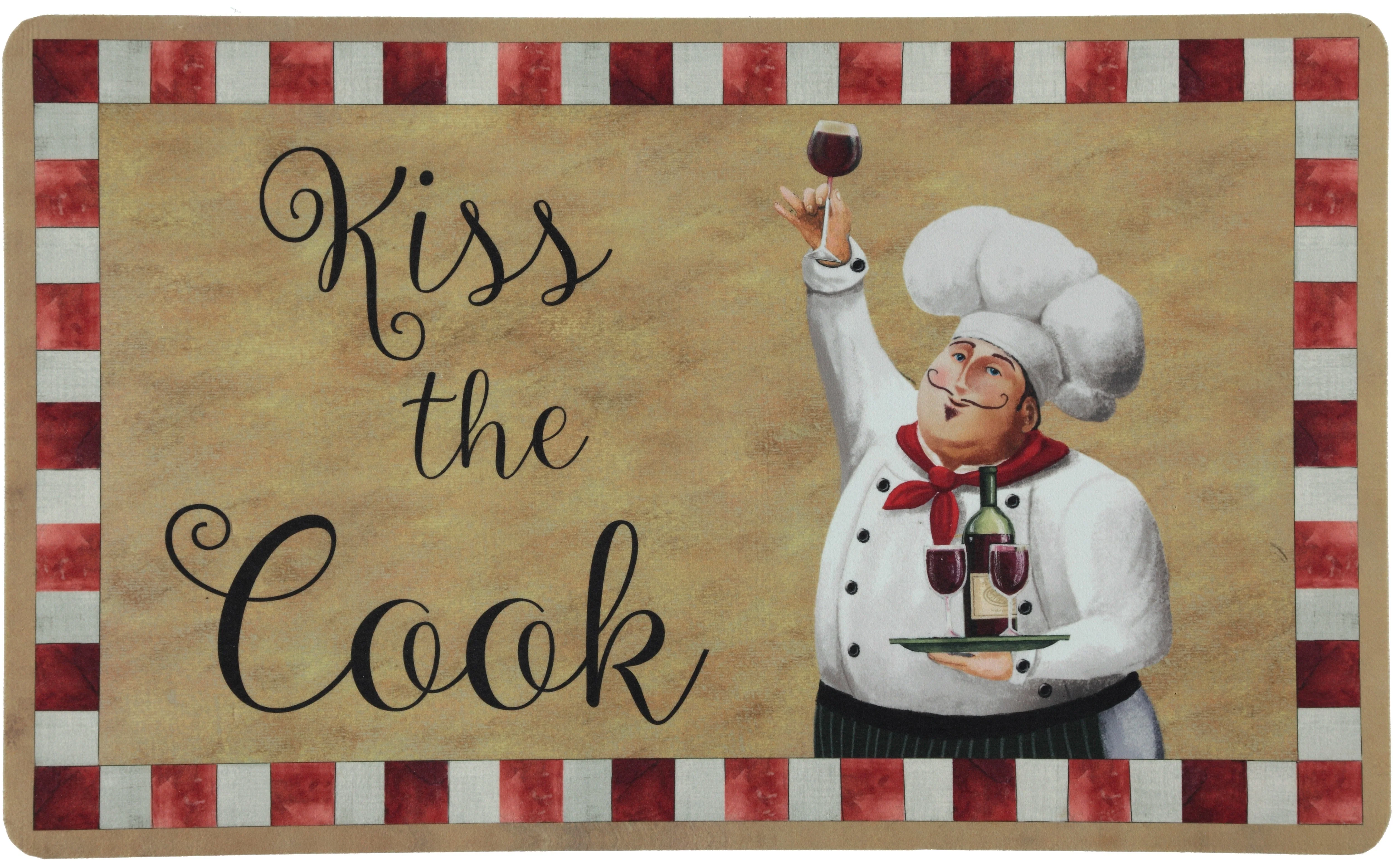 2-Pack Premium Comfort Kitchen Mats (Kiss the Cook) - Image 4