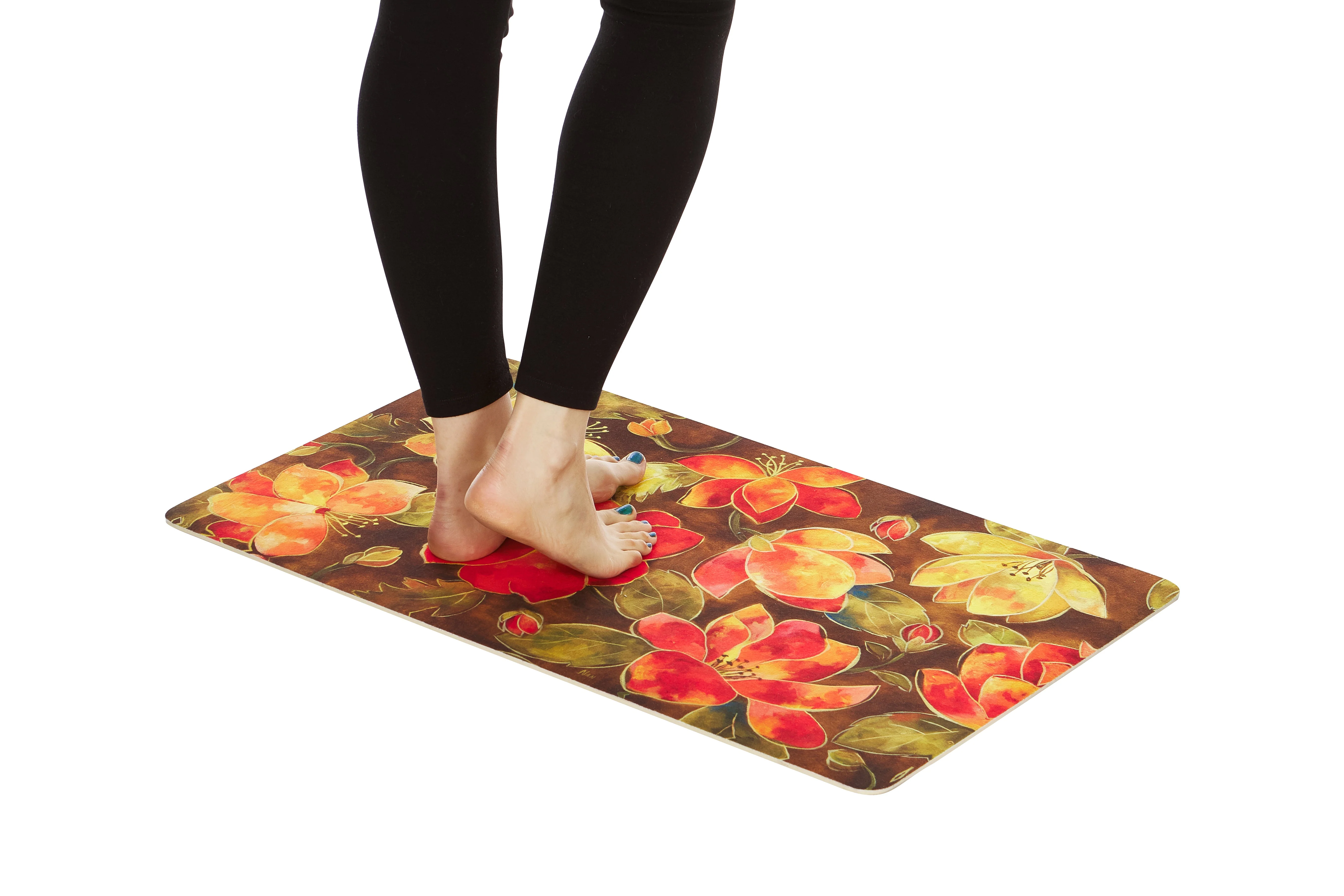 2-Pack Premium Comfort Kitchen Mats (Spring Bloom) - Image 2