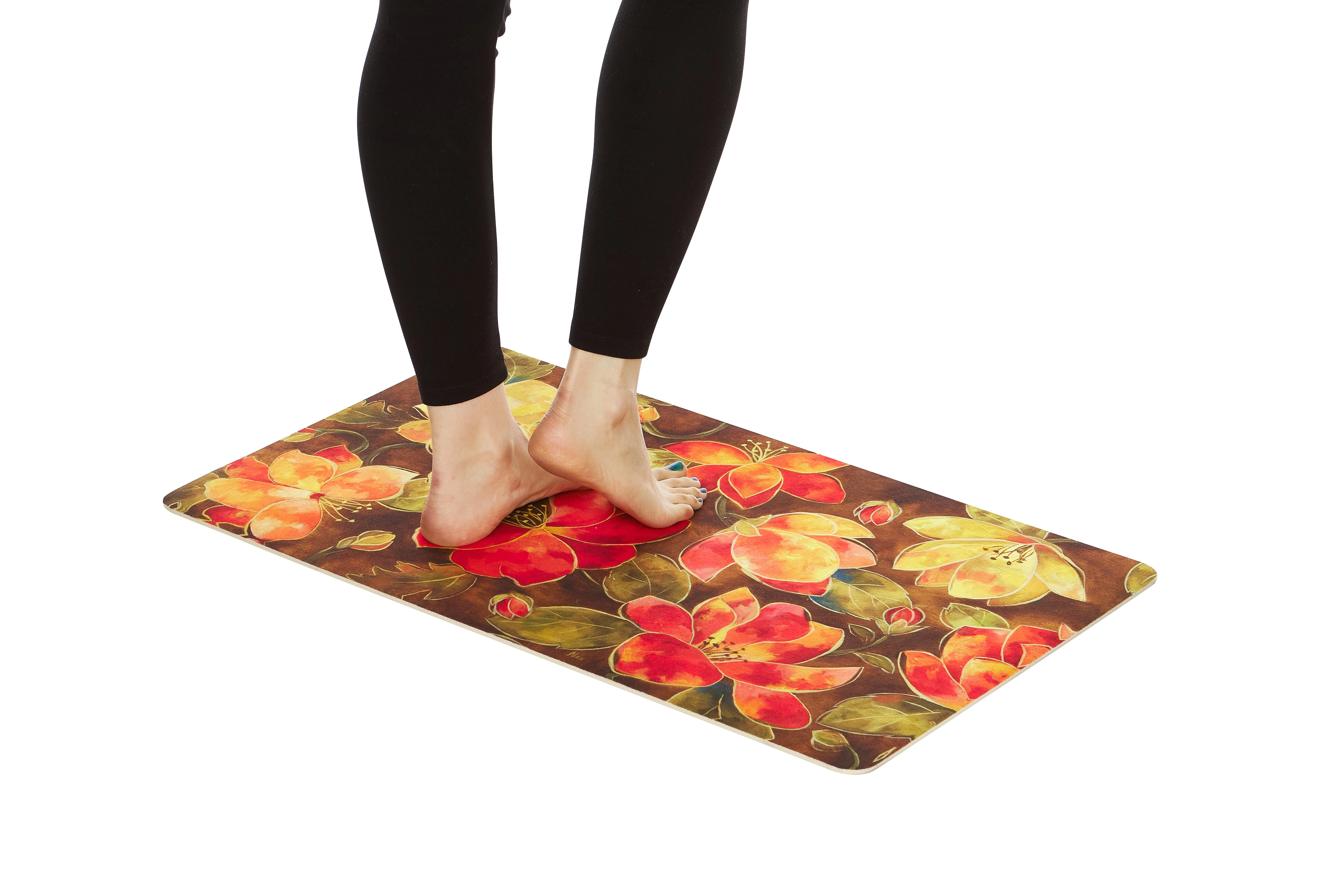 2-Pack Premium Comfort Kitchen Mats (Spring Bloom) - Image 3
