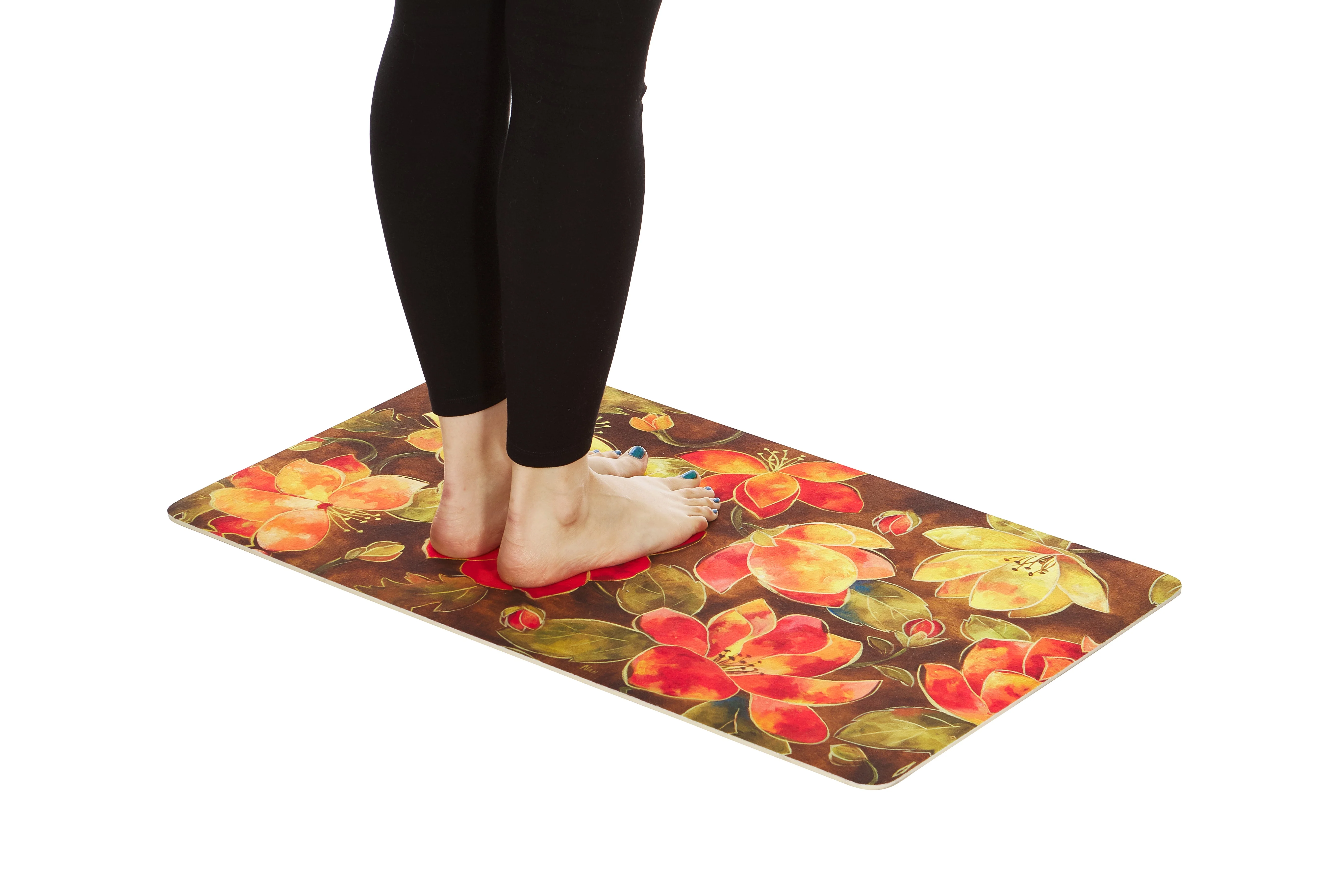 2-Pack Premium Comfort Kitchen Mats (Spring Bloom) - Image 4