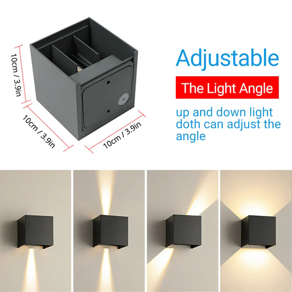 2 Pack Smart Outdoor Wall Lights RGBCW 10W LED Patio Lights App Voice Control - Image 6