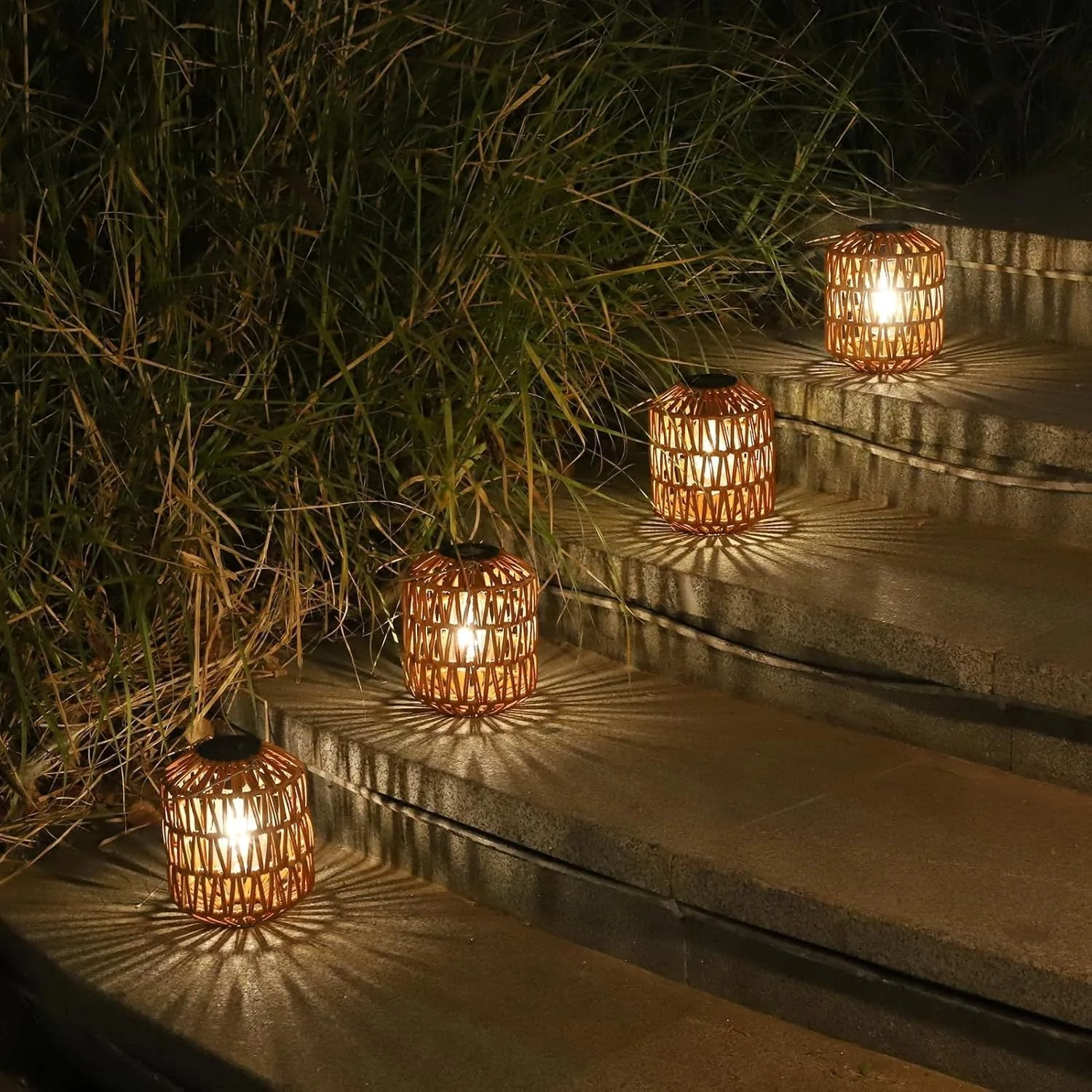 2 Pack Solar Lanterns Outdoor Waterproof - Image 6