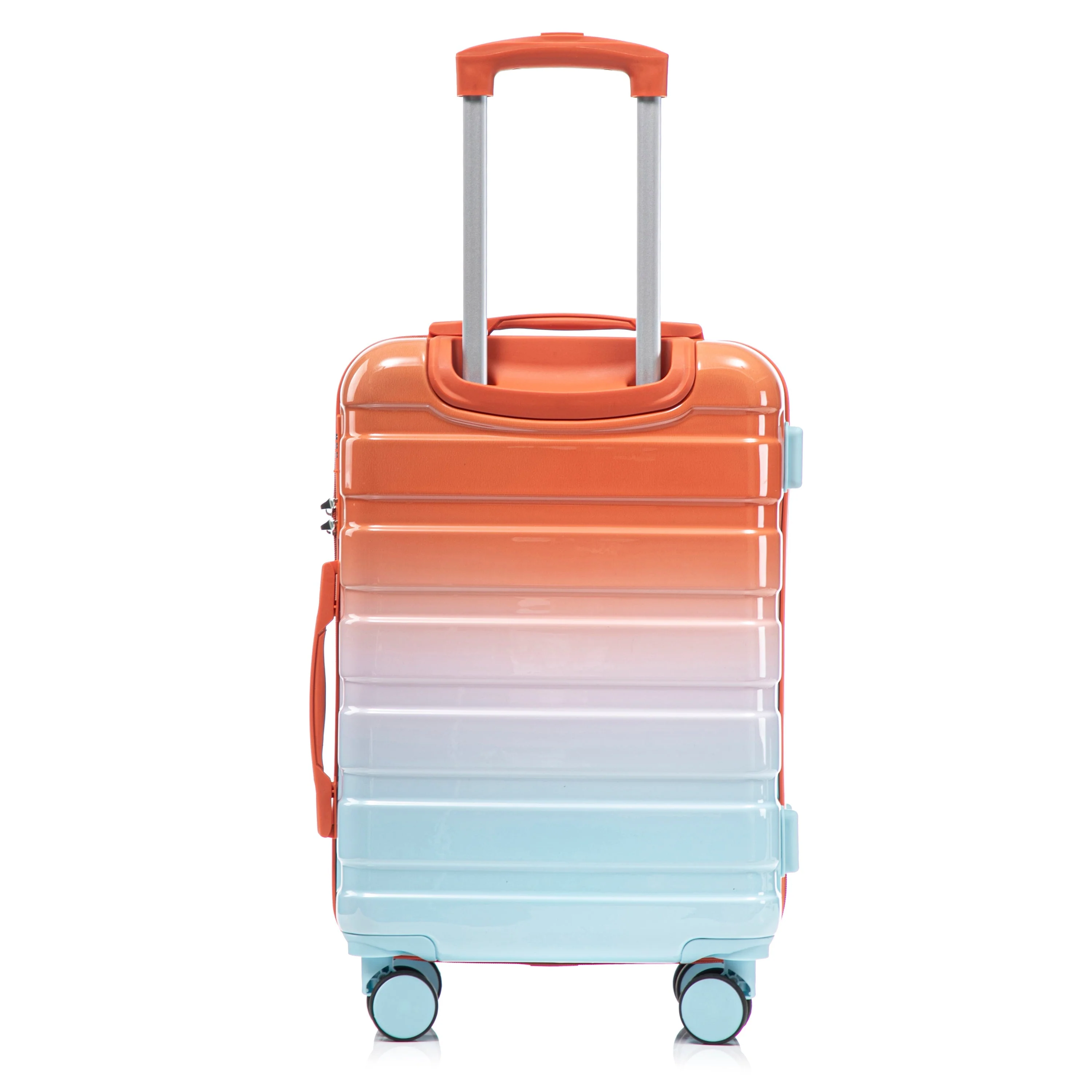 2 Pc PC Spinner Wheel Luggage Set with Gradient Color and Lock - Image 14