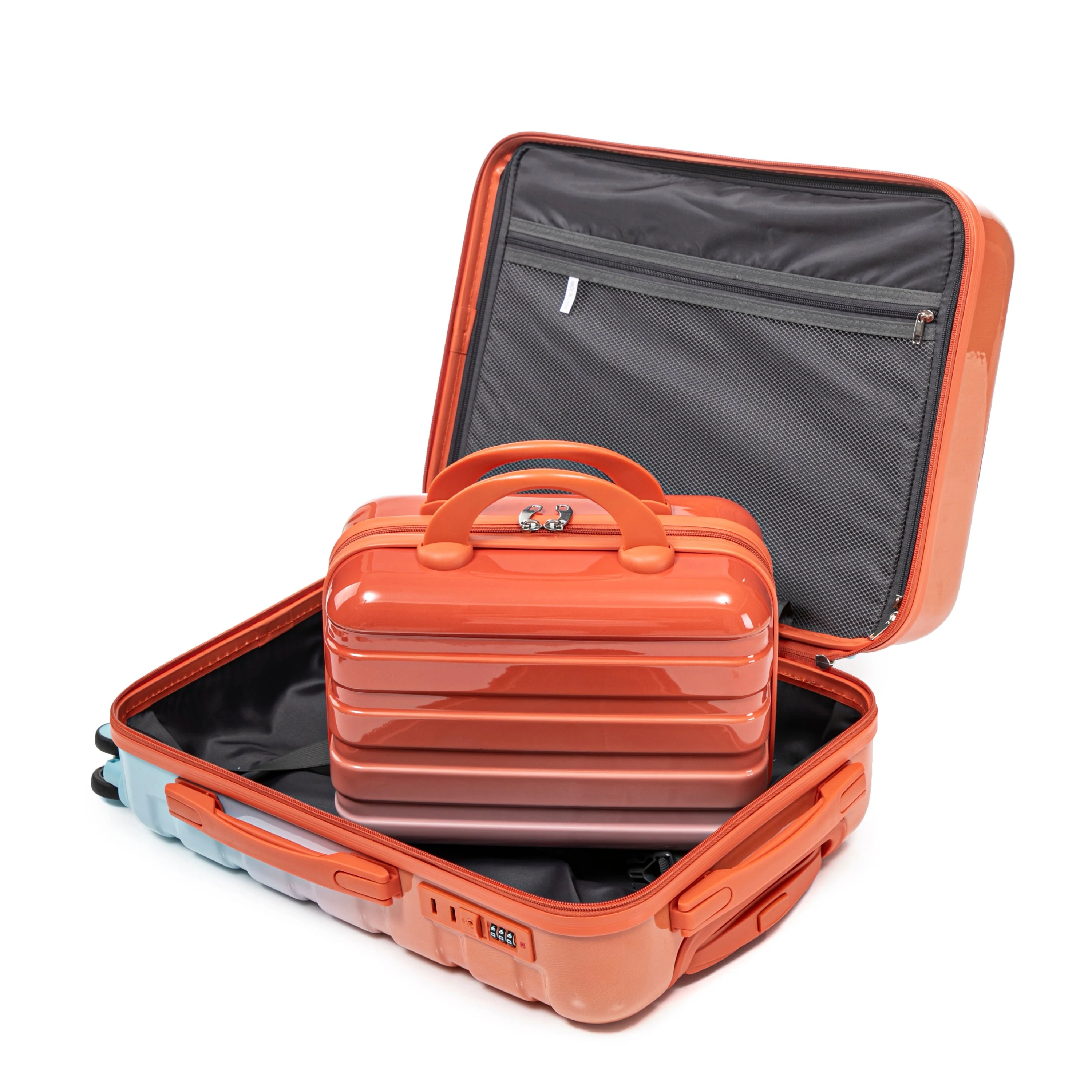2 Pc PC Spinner Wheel Luggage Set with Gradient Color and Lock - Image 26