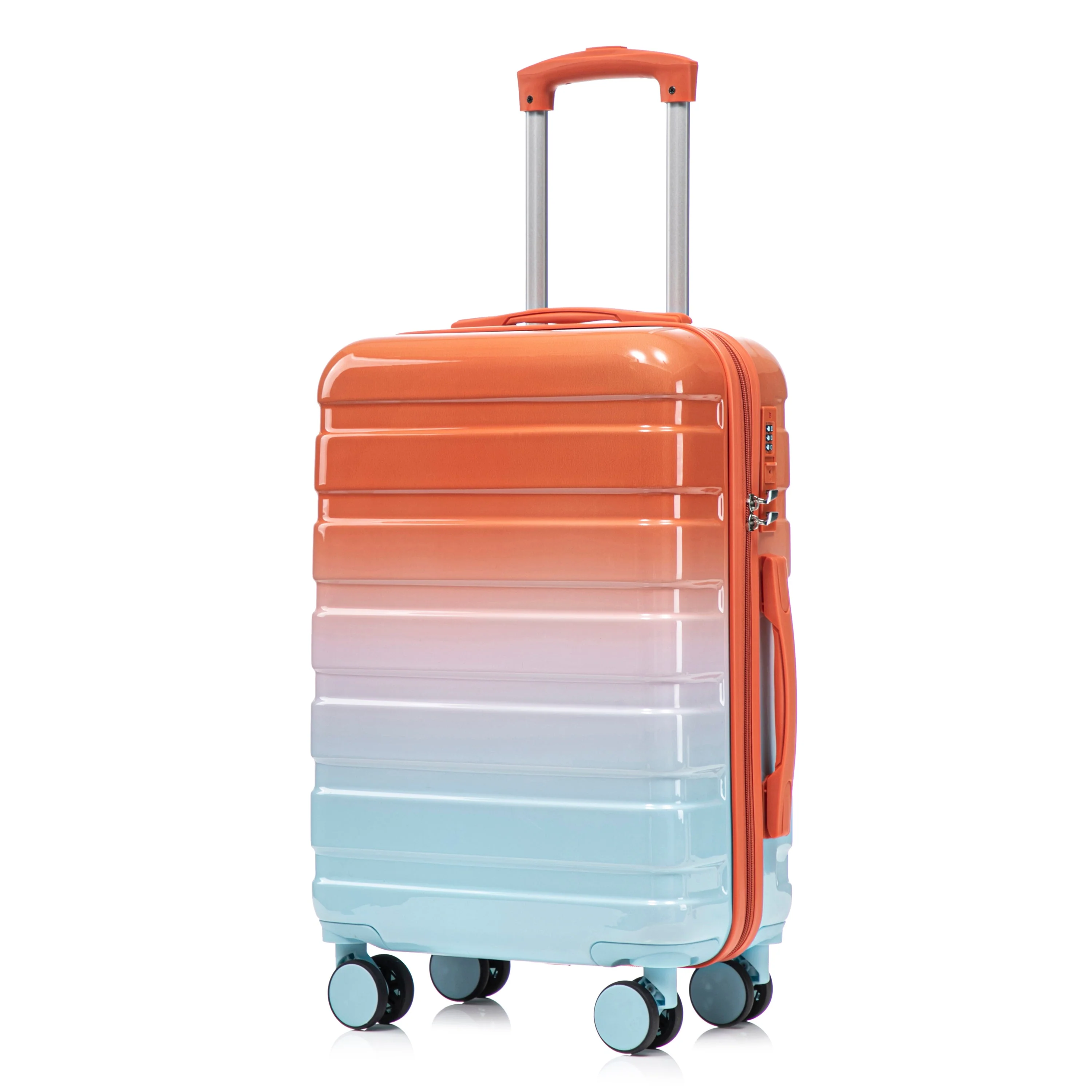 2 Pc PC Spinner Wheel Luggage Set with Gradient Color and Lock - Image 28