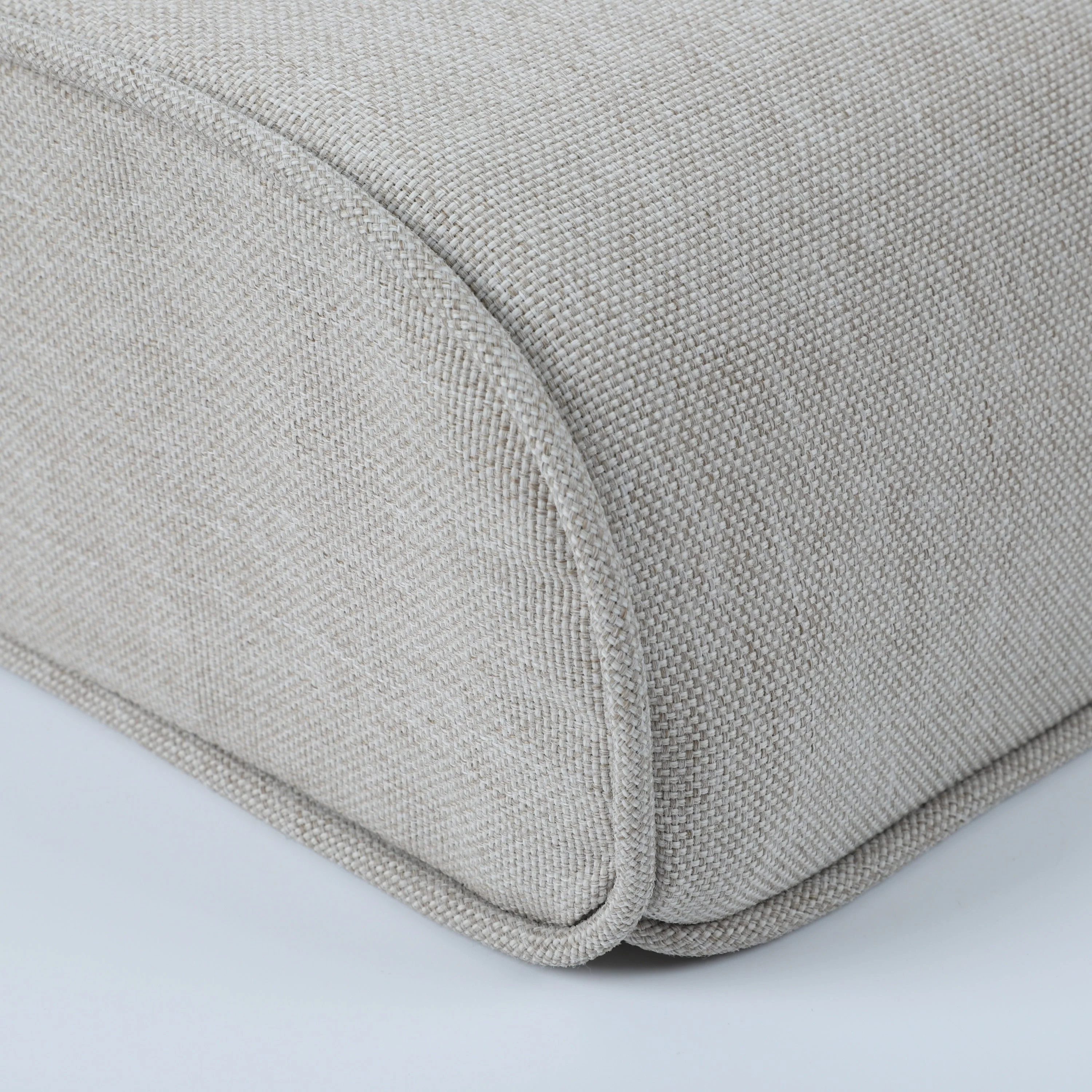 2 PCs Set High Back Patio Chair Cushions, Tufted - Beige - Image 9
