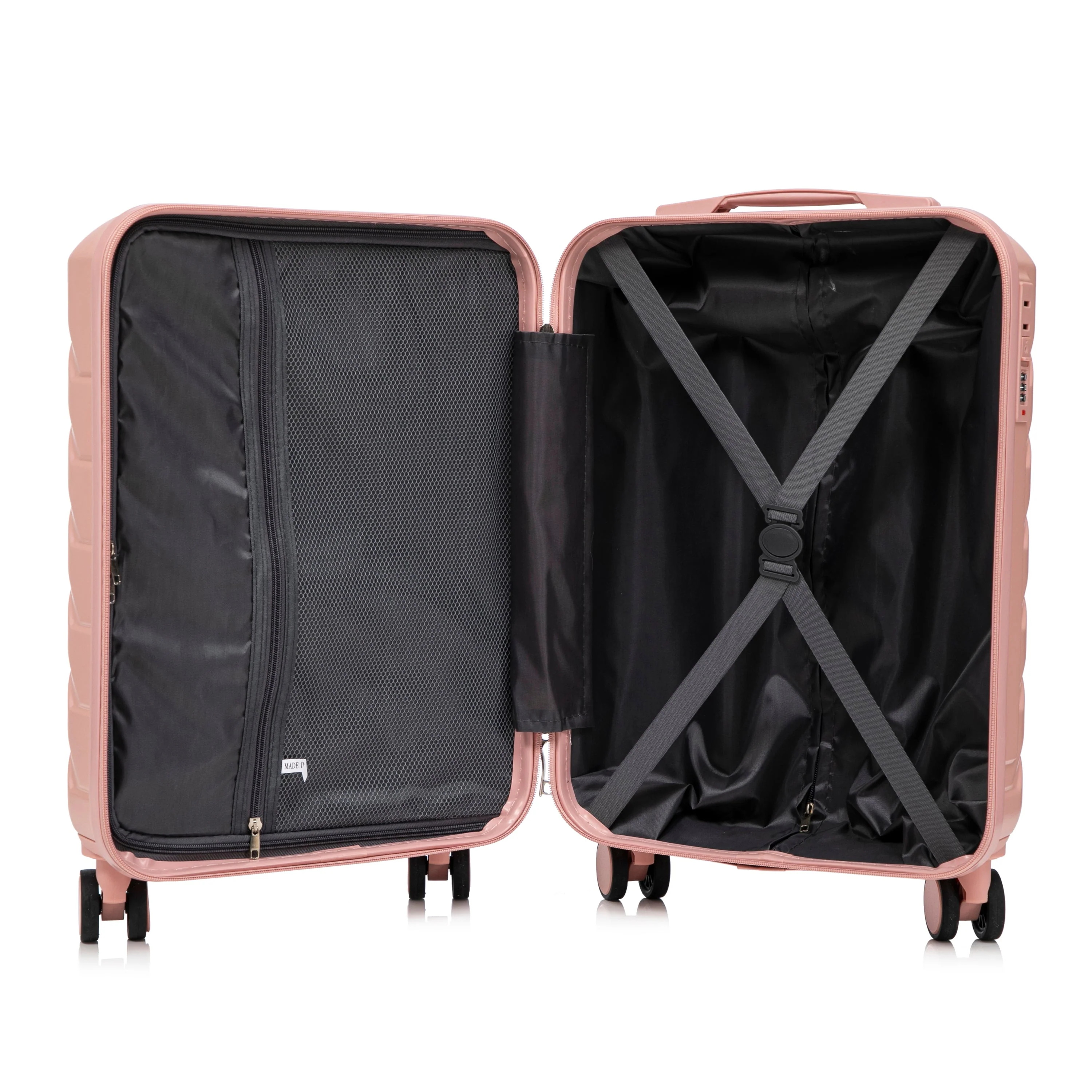 2-Piece ABS Spinner Wheel Luggage Set with Combination Lock - Image 38