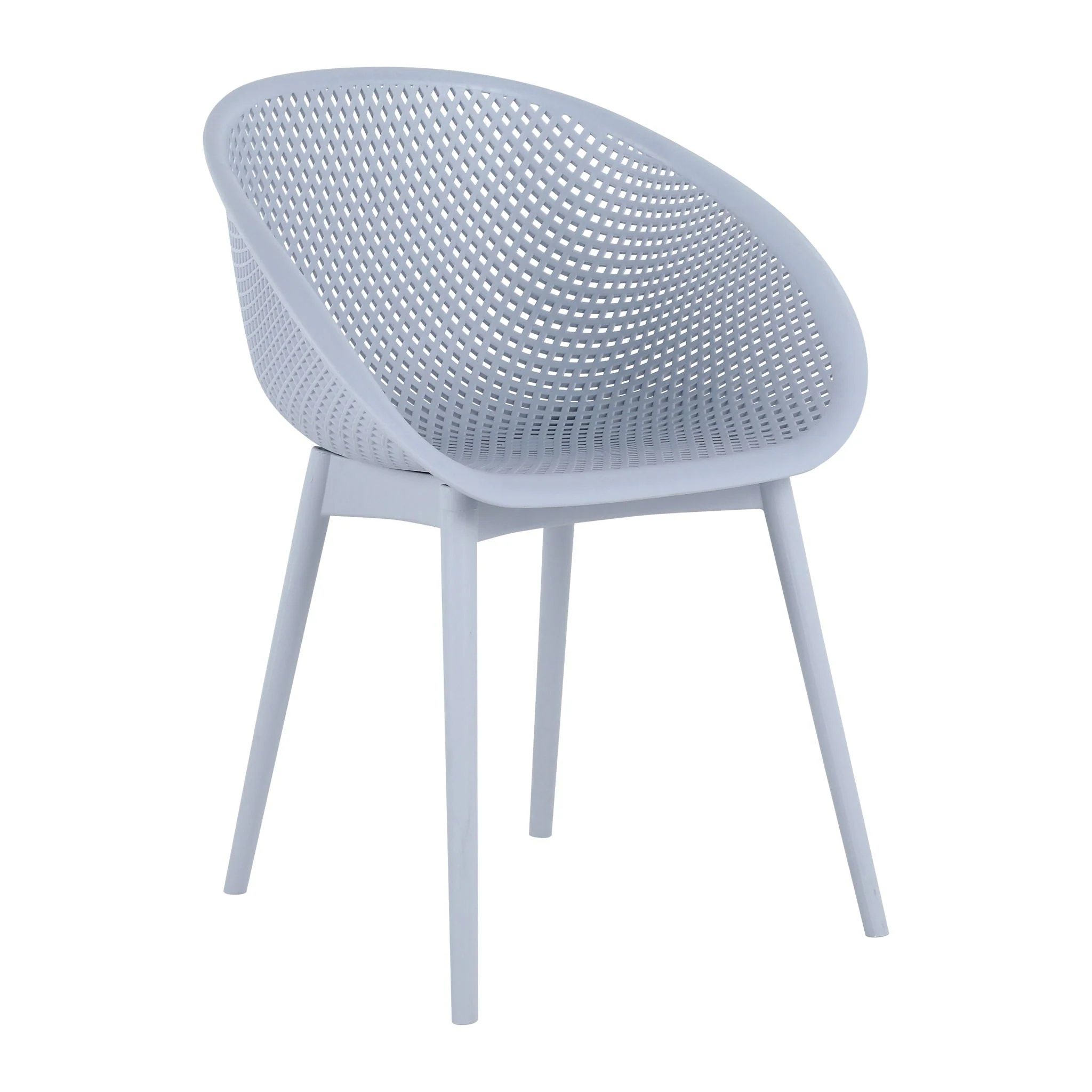 2 Piece Durable Single Chair With Hollow Out Design - Image 3