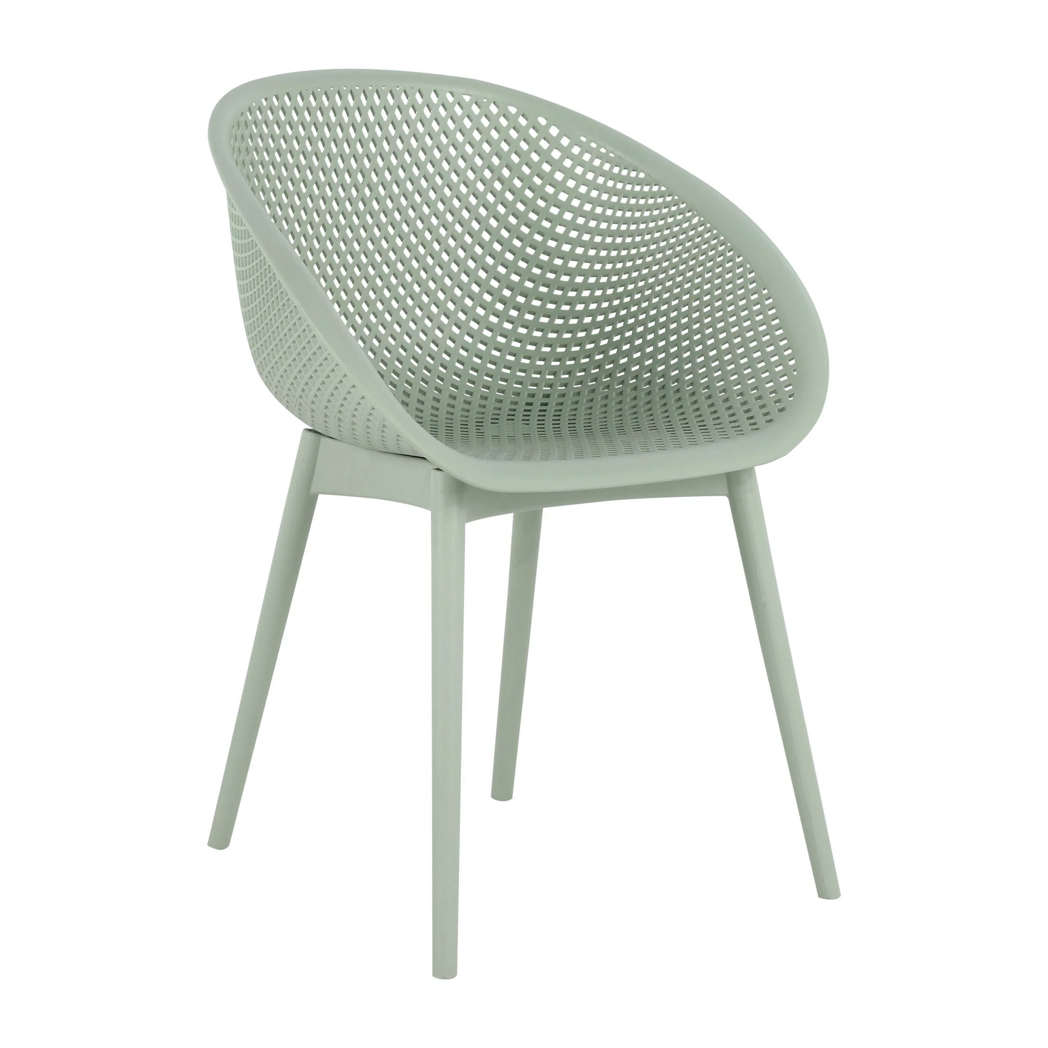 2 Piece Durable Single Chair With Hollow Out Design - Image 4
