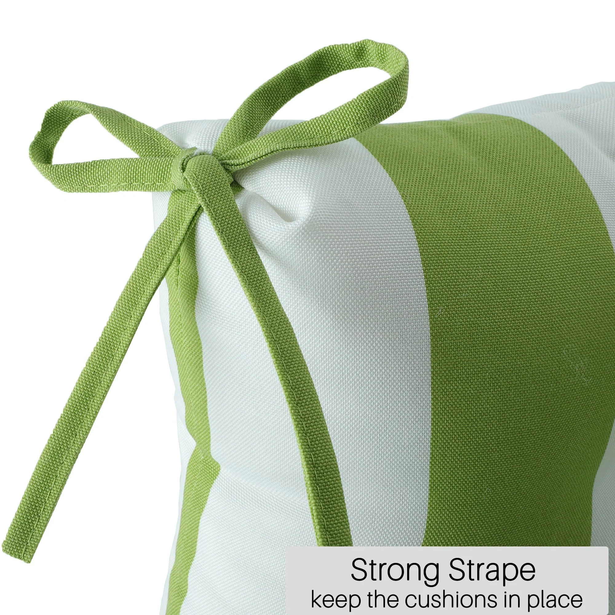2-Piece High Back Chair Cushion Set, Tufted Patio or Rocking Chair Cushions - Image 4