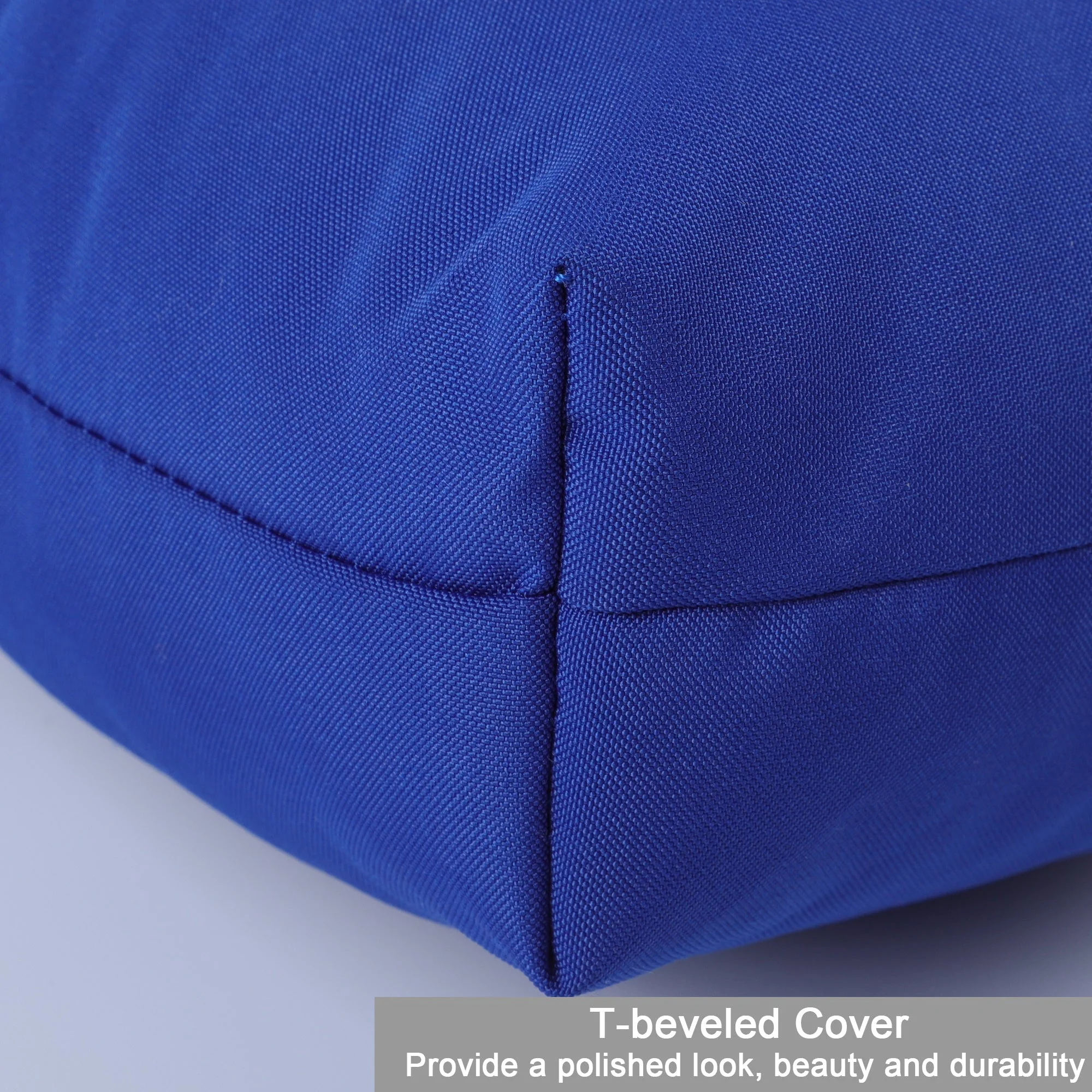 2-Piece High Back Patio Chair Cushion Set, Blue - Image 7
