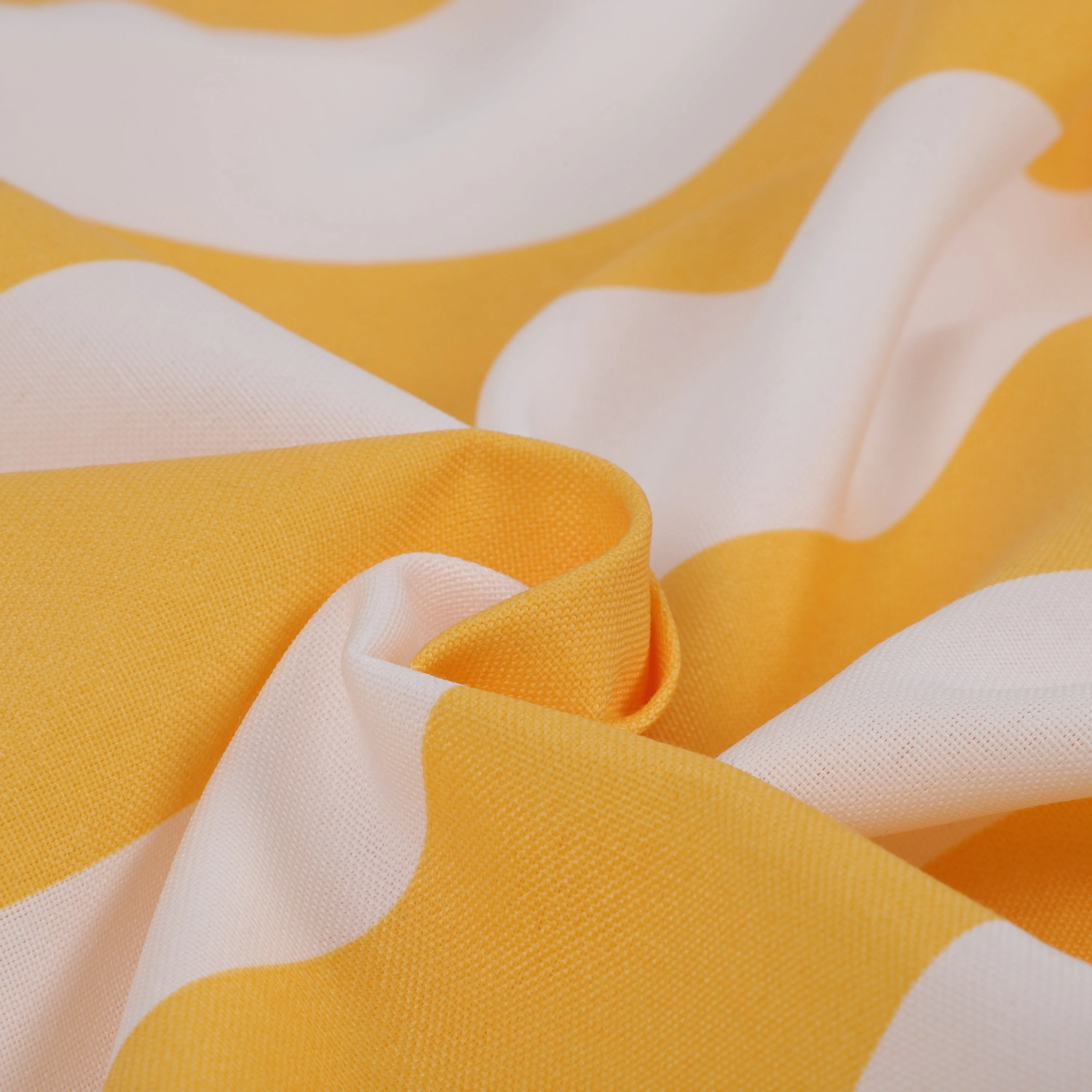 2-Piece Outdoor Chaise Lounge Cushion Set, Yellow/White - Image 8