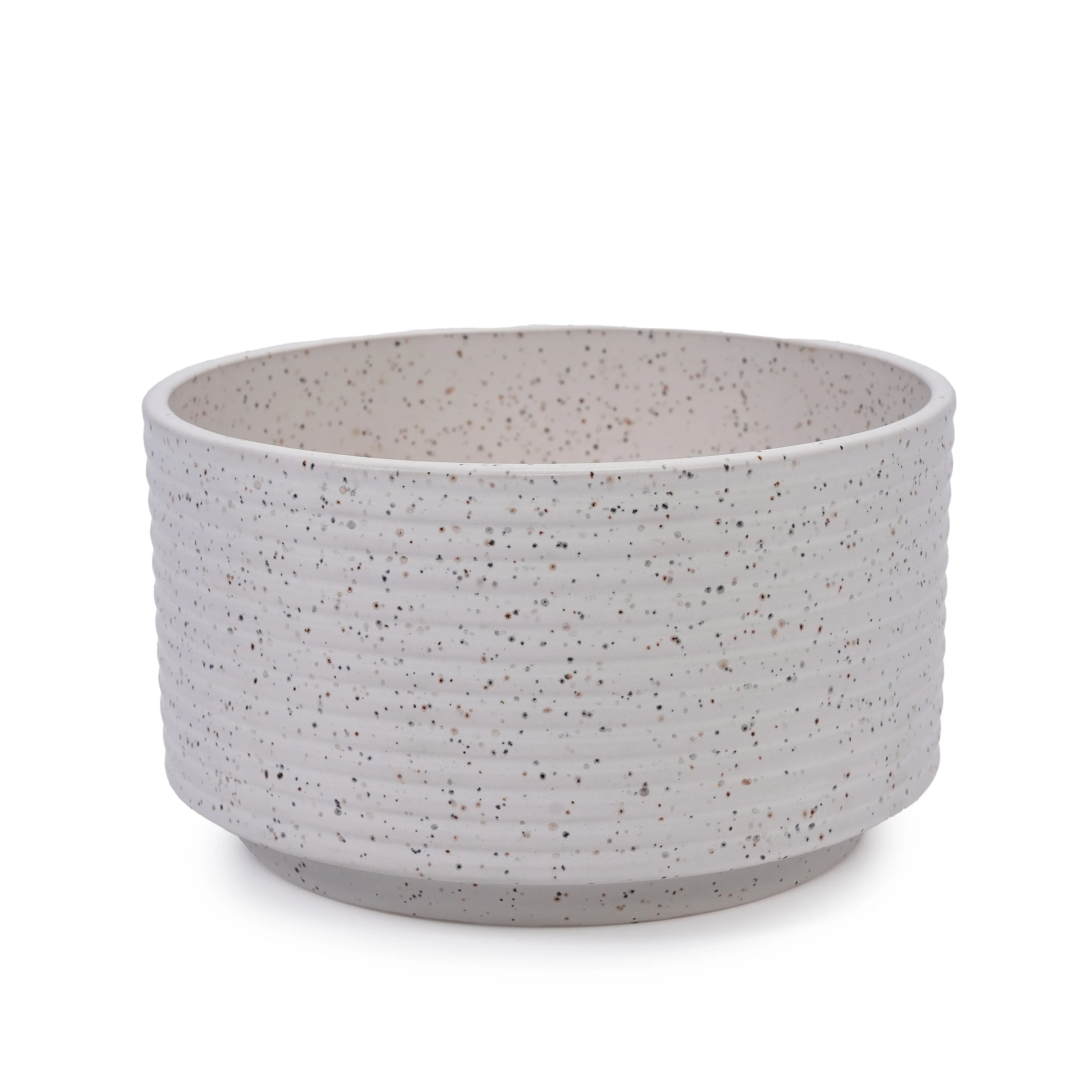 2 Pieces Ceramic Flowerpot, Modern Planter for Patio, Garden or Windowsills - Milk White - Image 8