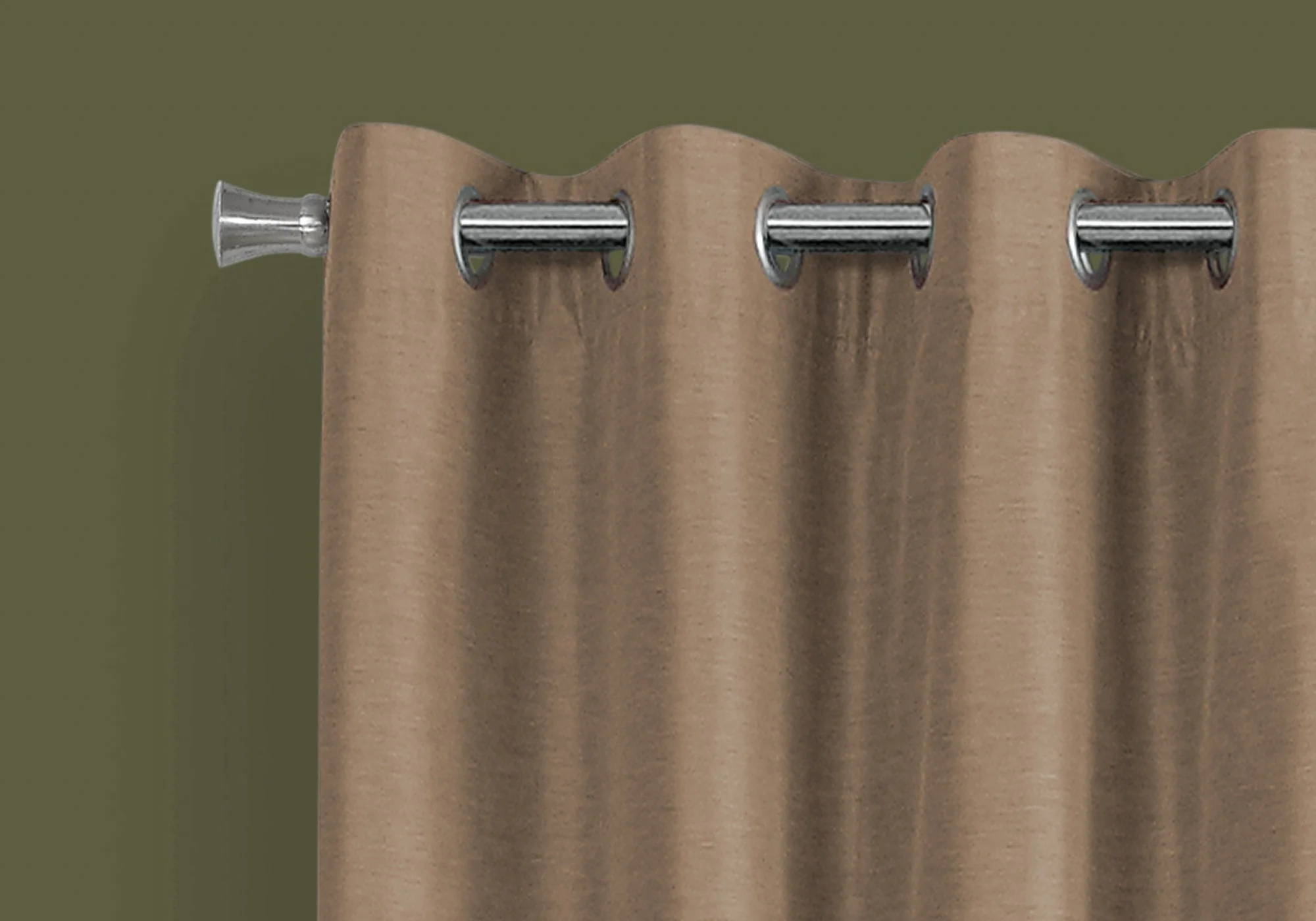 2 Pieces Set Room Darkening Curtain Panels with Grommet - Contemporary Style - Image 22