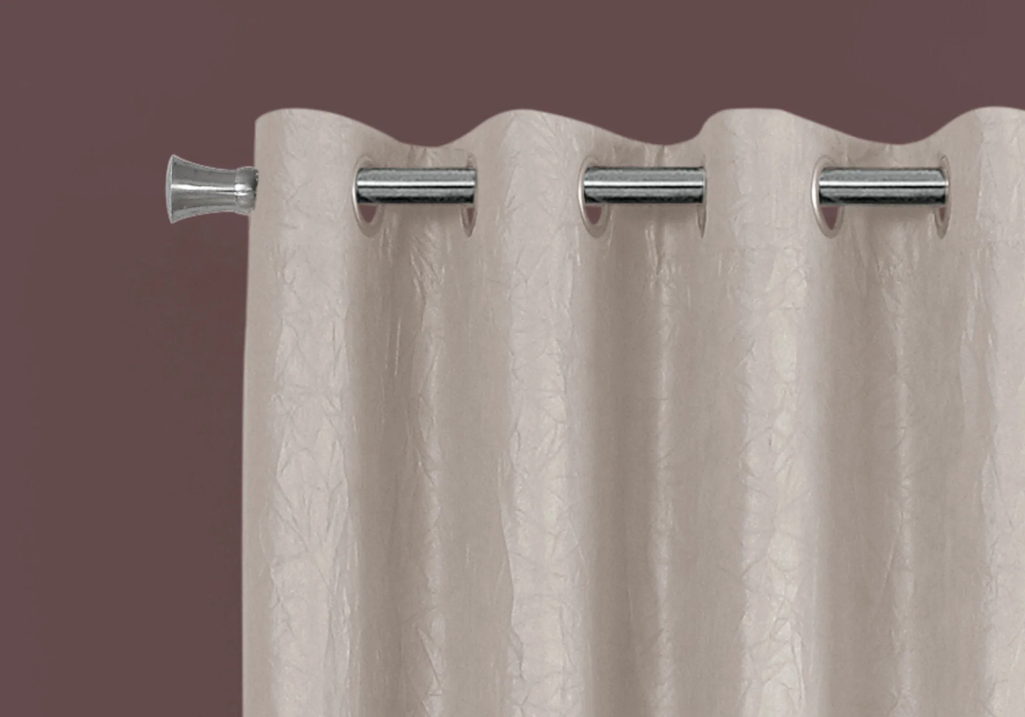 2 Pieces Set Room Darkening Curtain Panels with Grommet - Contemporary Style - Image 34