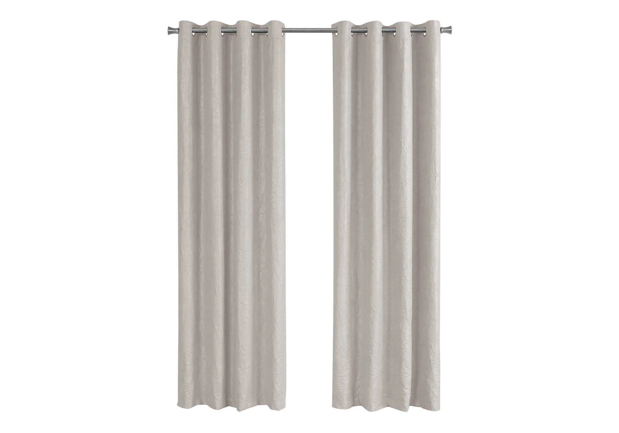 2 Pieces Set Room Darkening Curtain Panels with Grommet - Contemporary Style - Image 7
