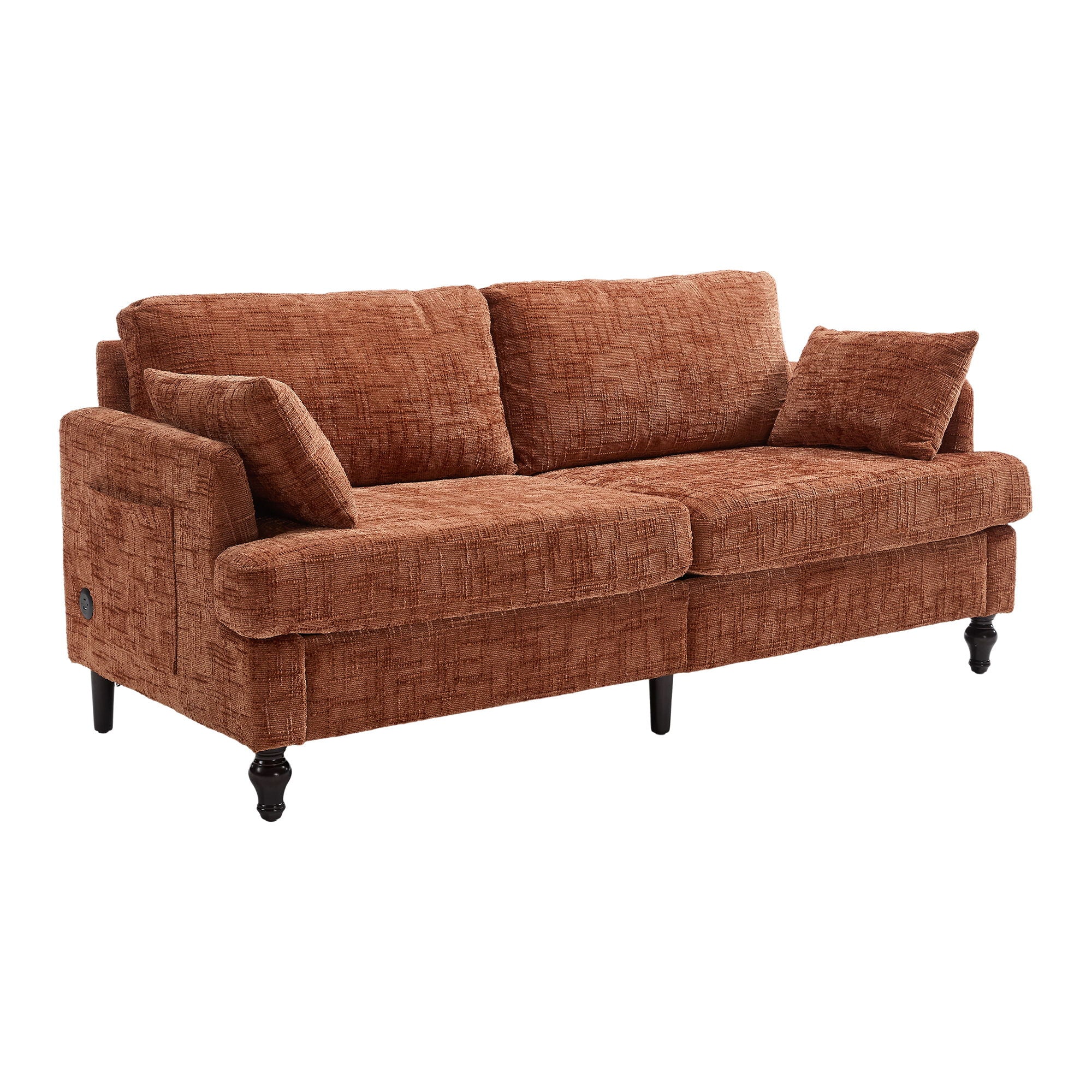 2 Seater Sofa With LED Light, USB Charging Port, And Storage Bag - Image 6