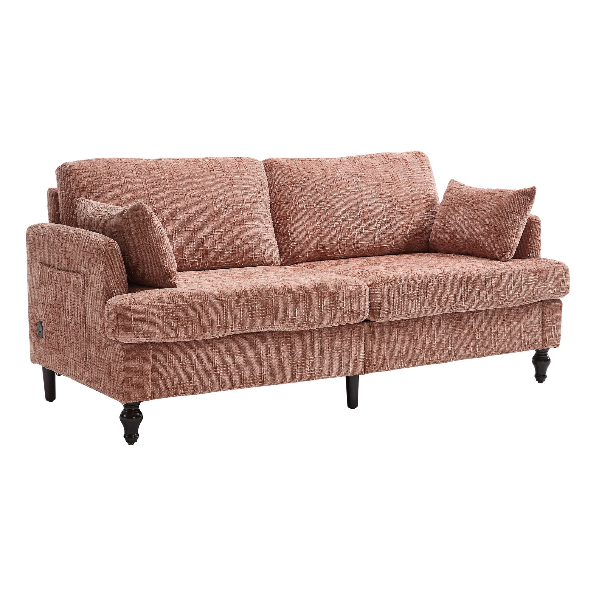 2 Seater Sofa With LED Light, USB Charging Port, And Storage Bag - Image 7