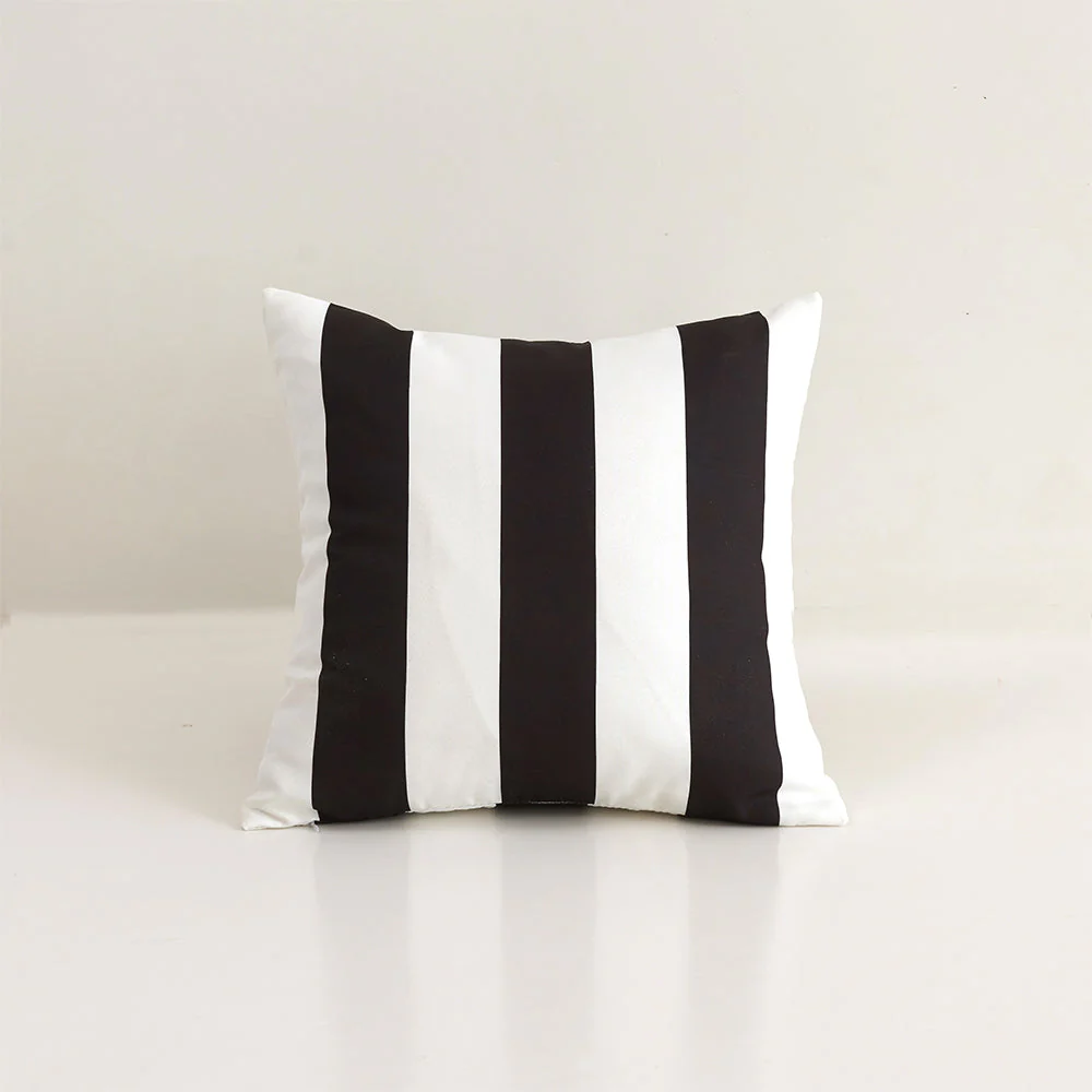 2 size options Stripes/Waving Outdoor Waterproof Pillow (With Insert) waterproof outdoor throw pillow, great for your outdoor furniture - Image 11