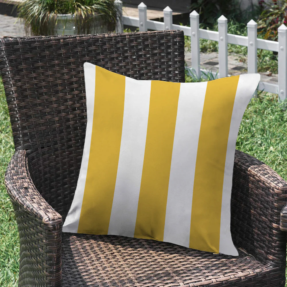 2 size options Stripes/Waving Outdoor Waterproof Pillow (With Insert) waterproof outdoor throw pillow, great for your outdoor furniture - Image 24