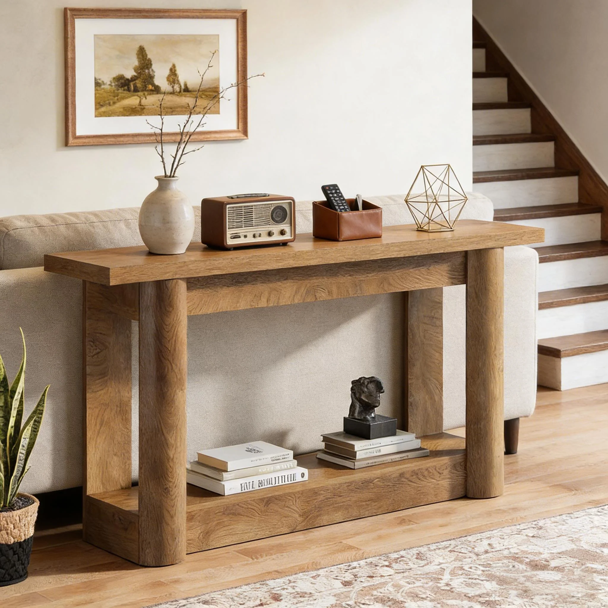 2-Tier Foyer Table, Entryway Sofa Table, Console Table - Image 3