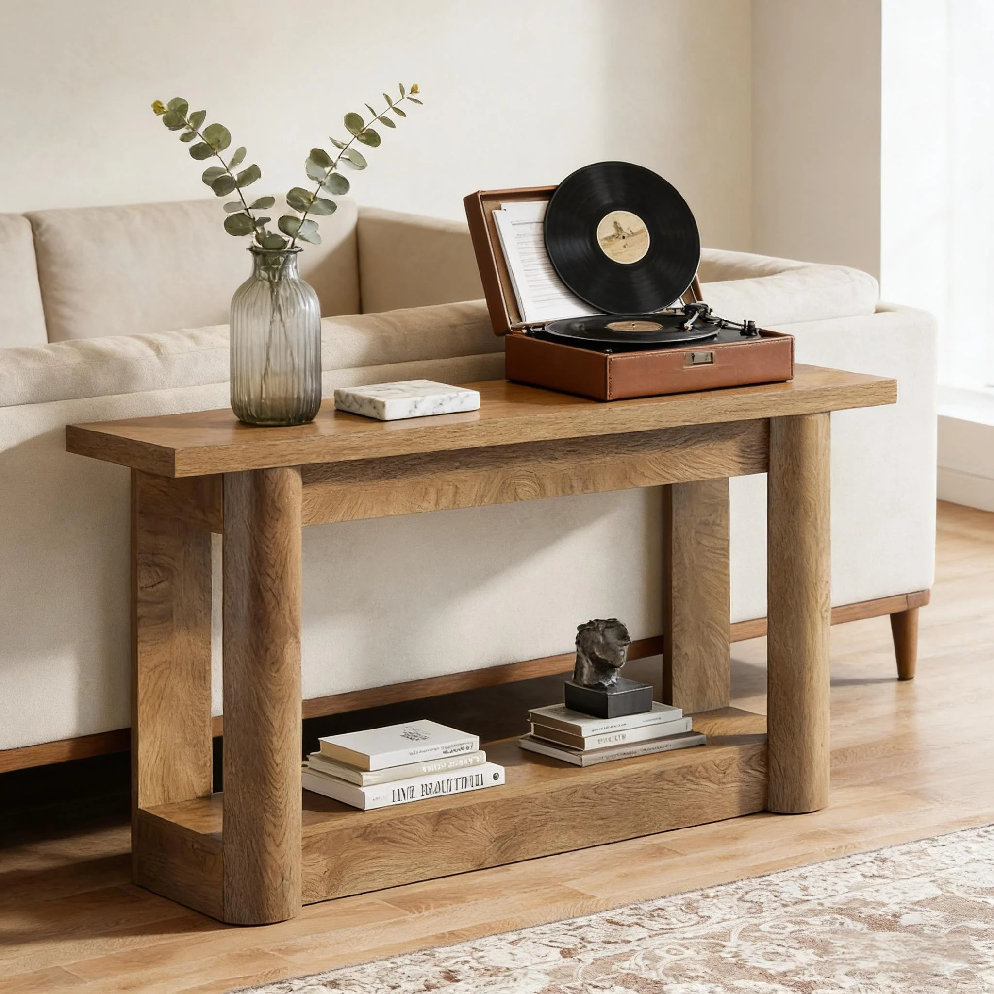 2-Tier Foyer Table, Entryway Sofa Table, Console Table - Image 6