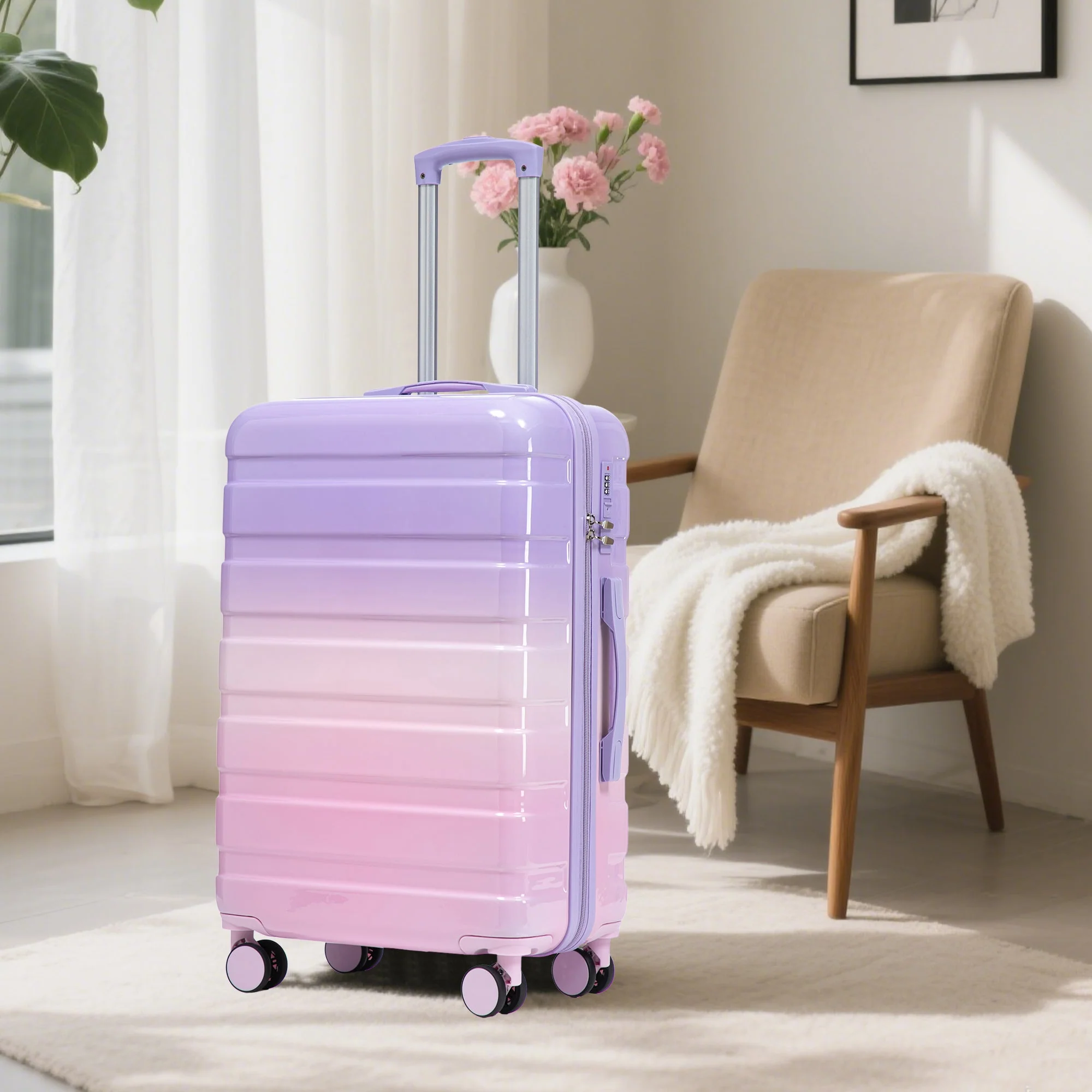 20'/24'/28' 3-Piece PC Spinner Wheel Luggage Set - Image 11