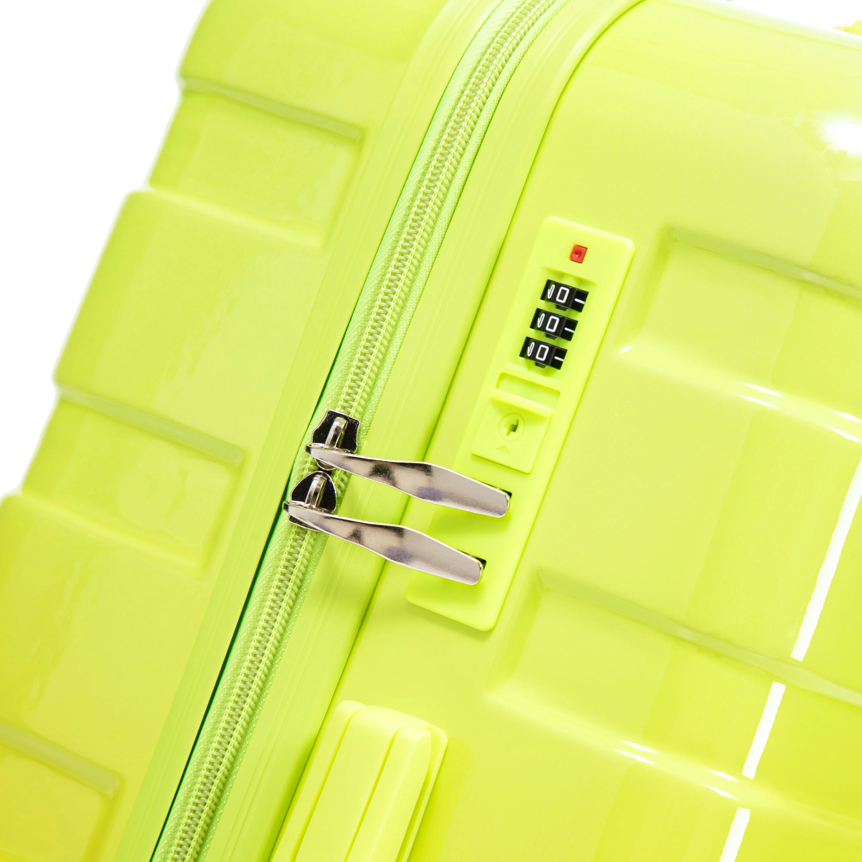 20'/24'/28' 3-Piece PC Spinner Wheel Luggage Set (Yellow+Green) - Image 14