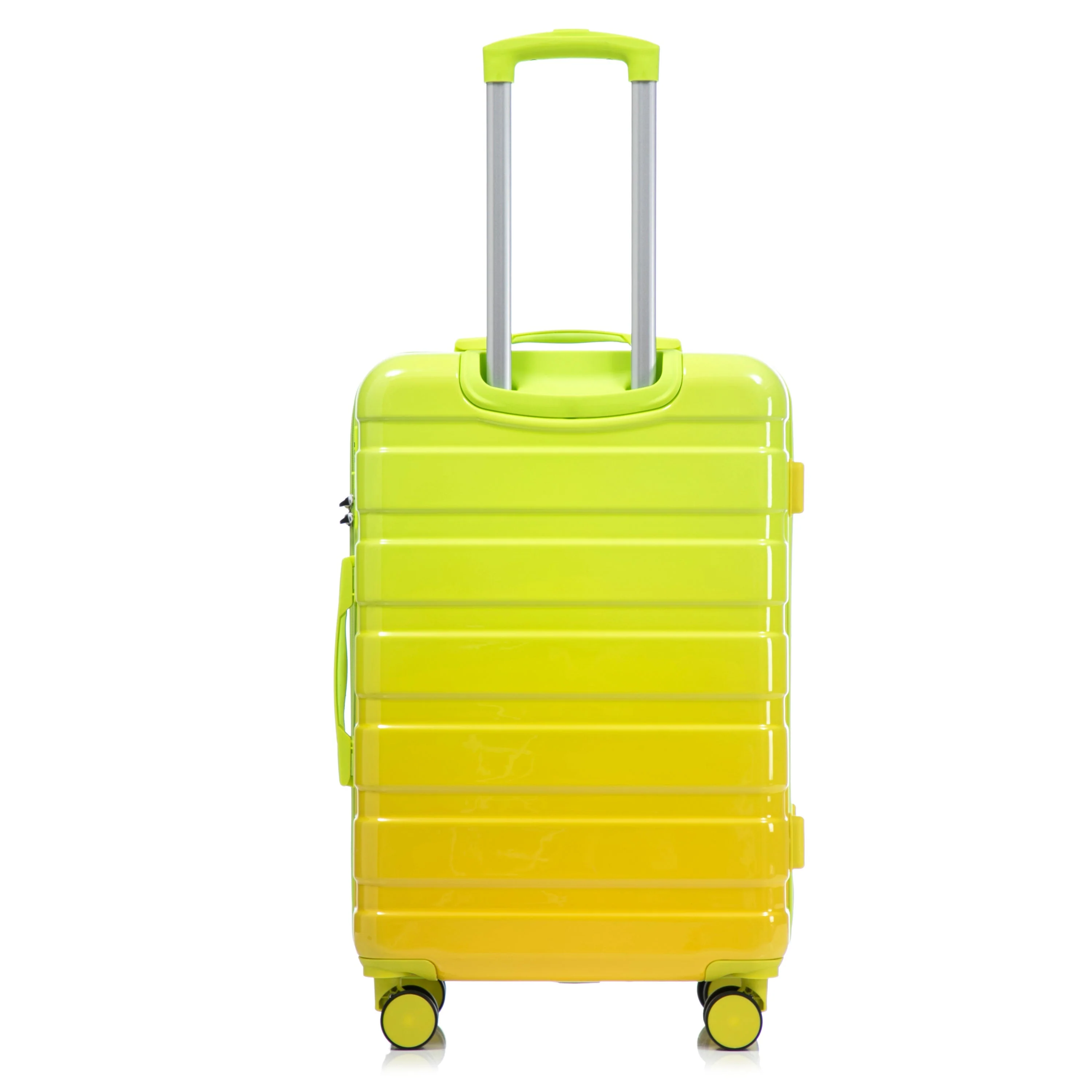 20'/24'/28' 3-Piece PC Spinner Wheel Luggage Set (Yellow+Green) - Image 23