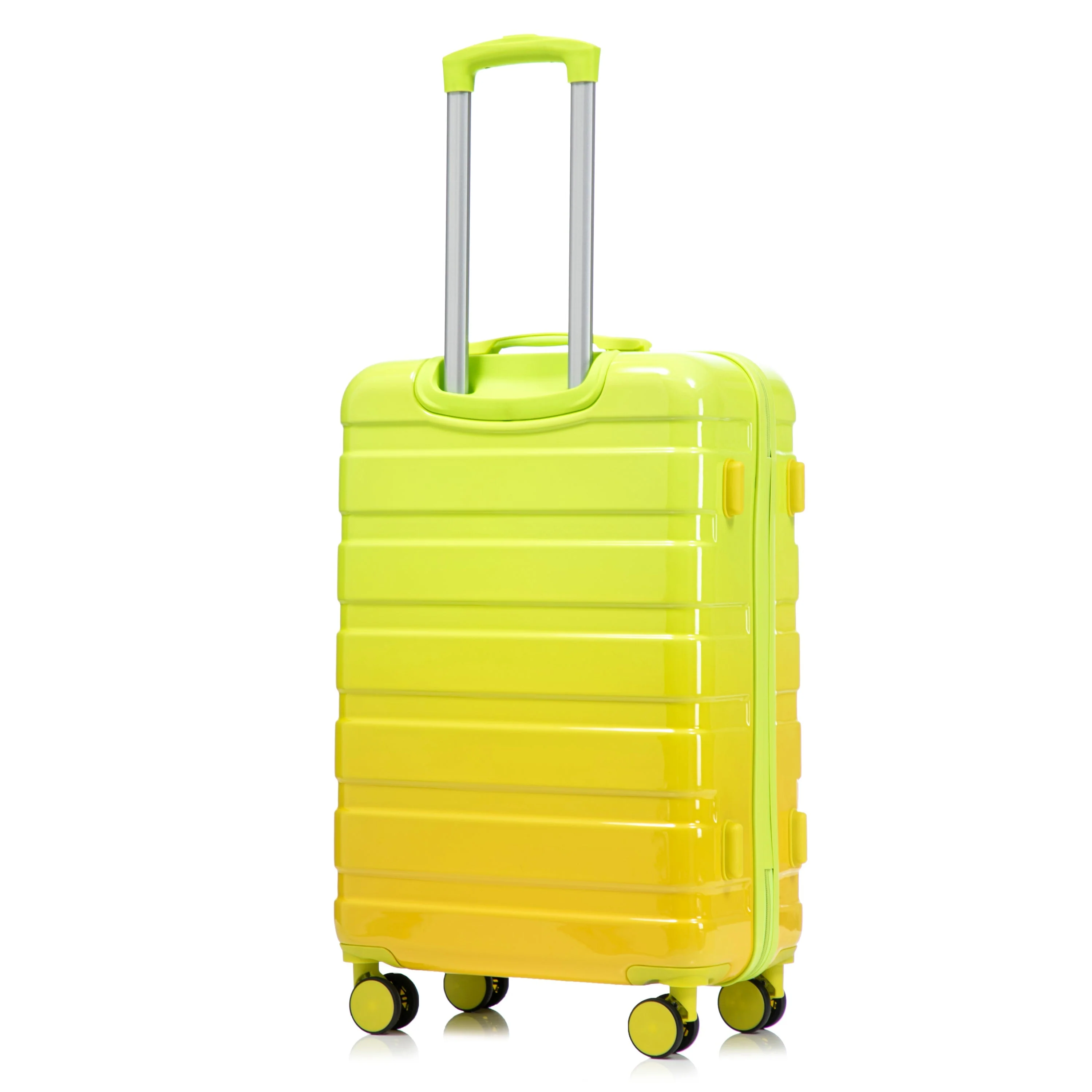 20'/24'/28' 3-Piece PC Spinner Wheel Luggage Set (Yellow+Green) - Image 26