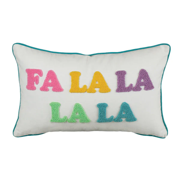 20" Fa La La La La Rectangle Pillow - Image 2