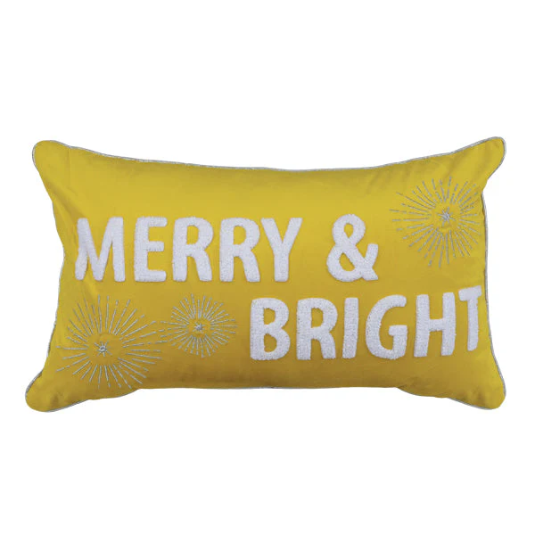 20" Merry & Bright Rectangle Pillow - Image 2