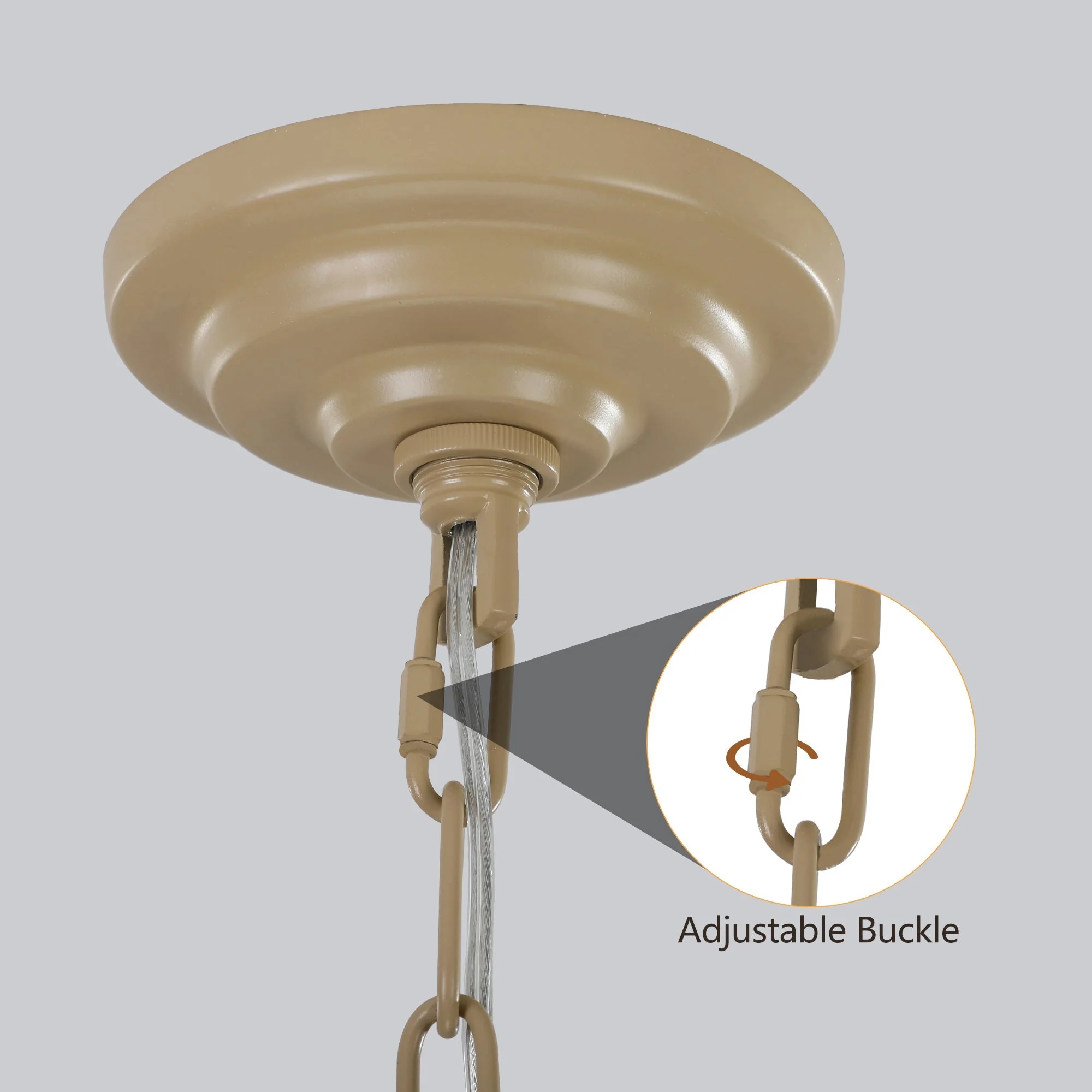 20' Modern 4-Layer Woven Hemp Rope Chandelier - Image 10