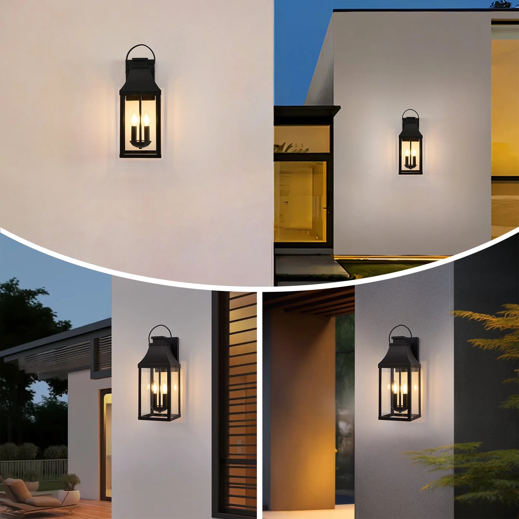 20" Outdoor Wall Light 2-Pack - Image 2