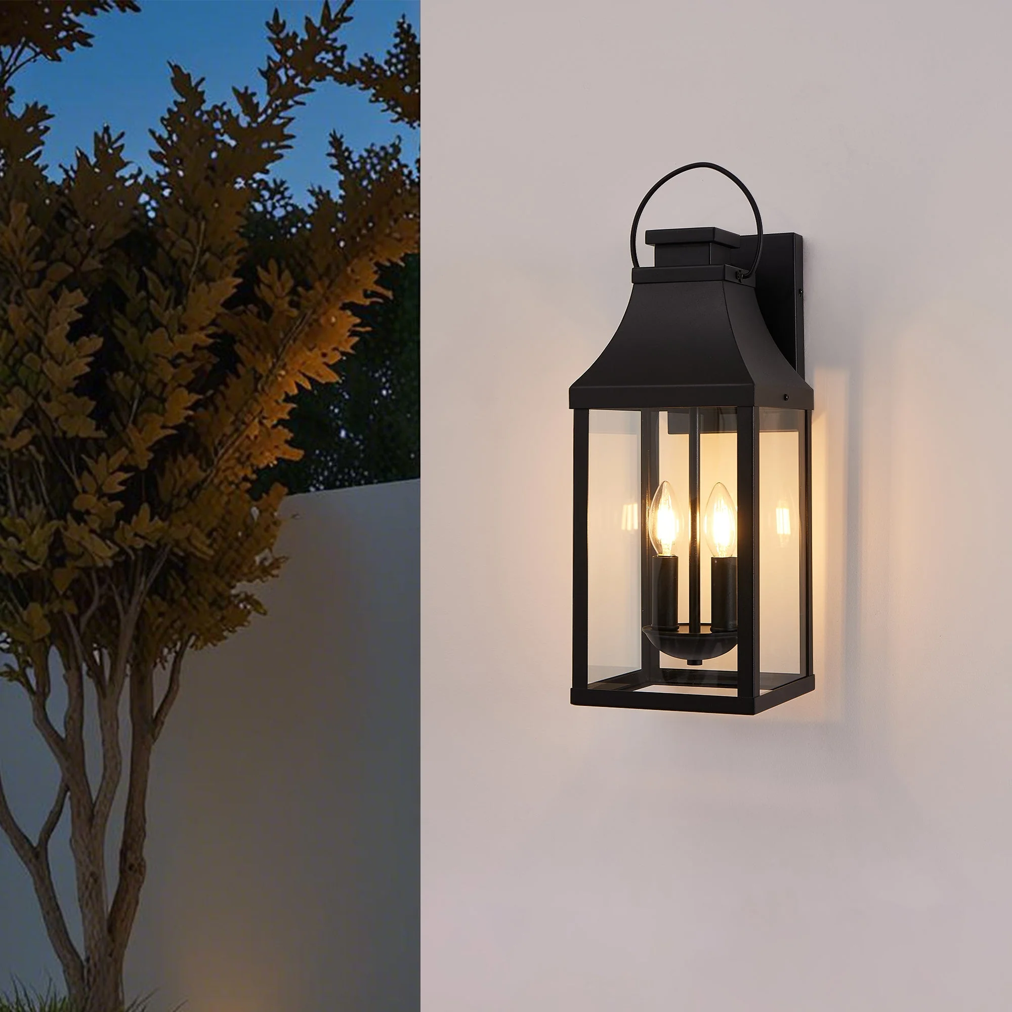 20" Outdoor Wall Light 2-Pack - Image 3