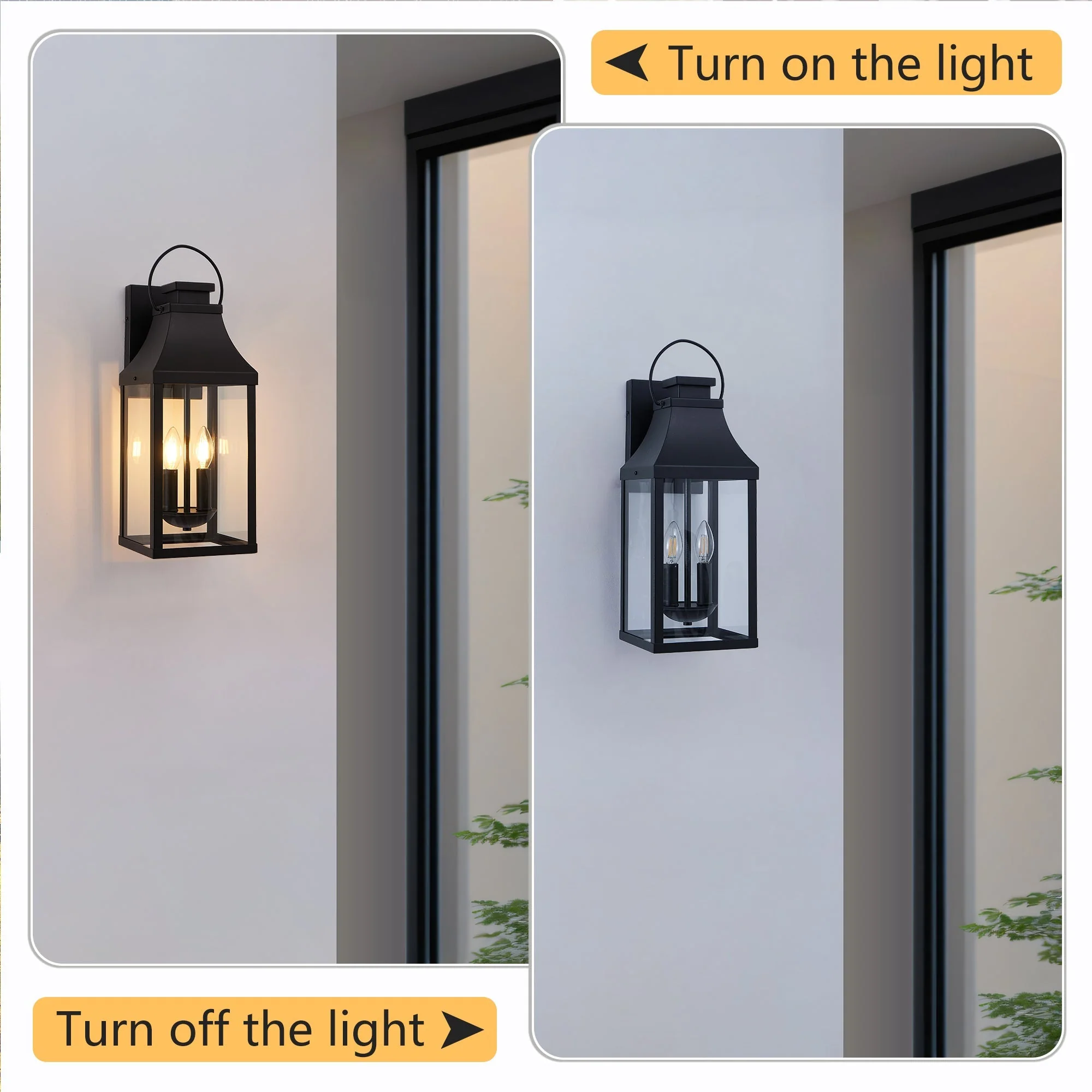 20" Outdoor Wall Light 2-Pack - Image 4