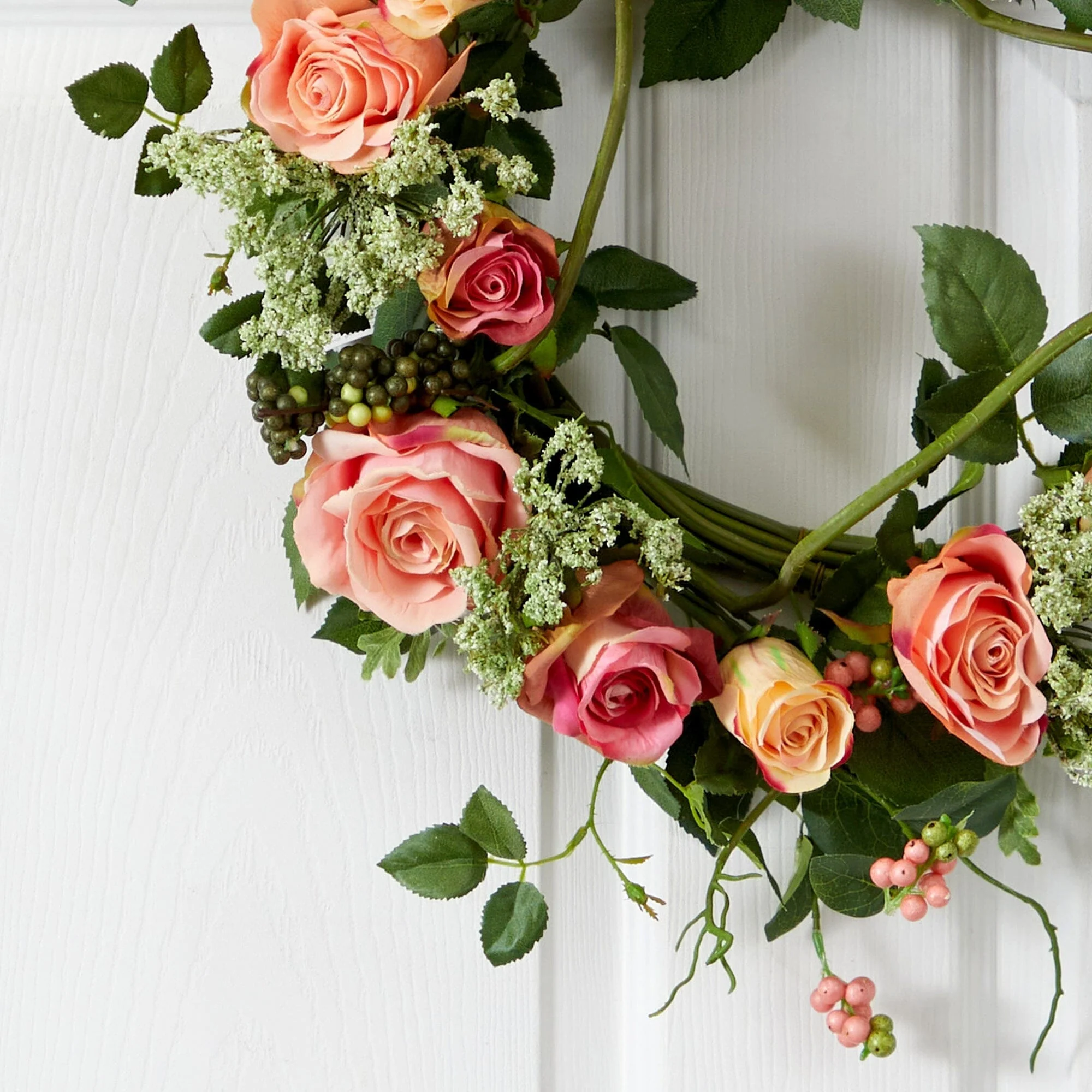 20" Rose Wreath - Image 2