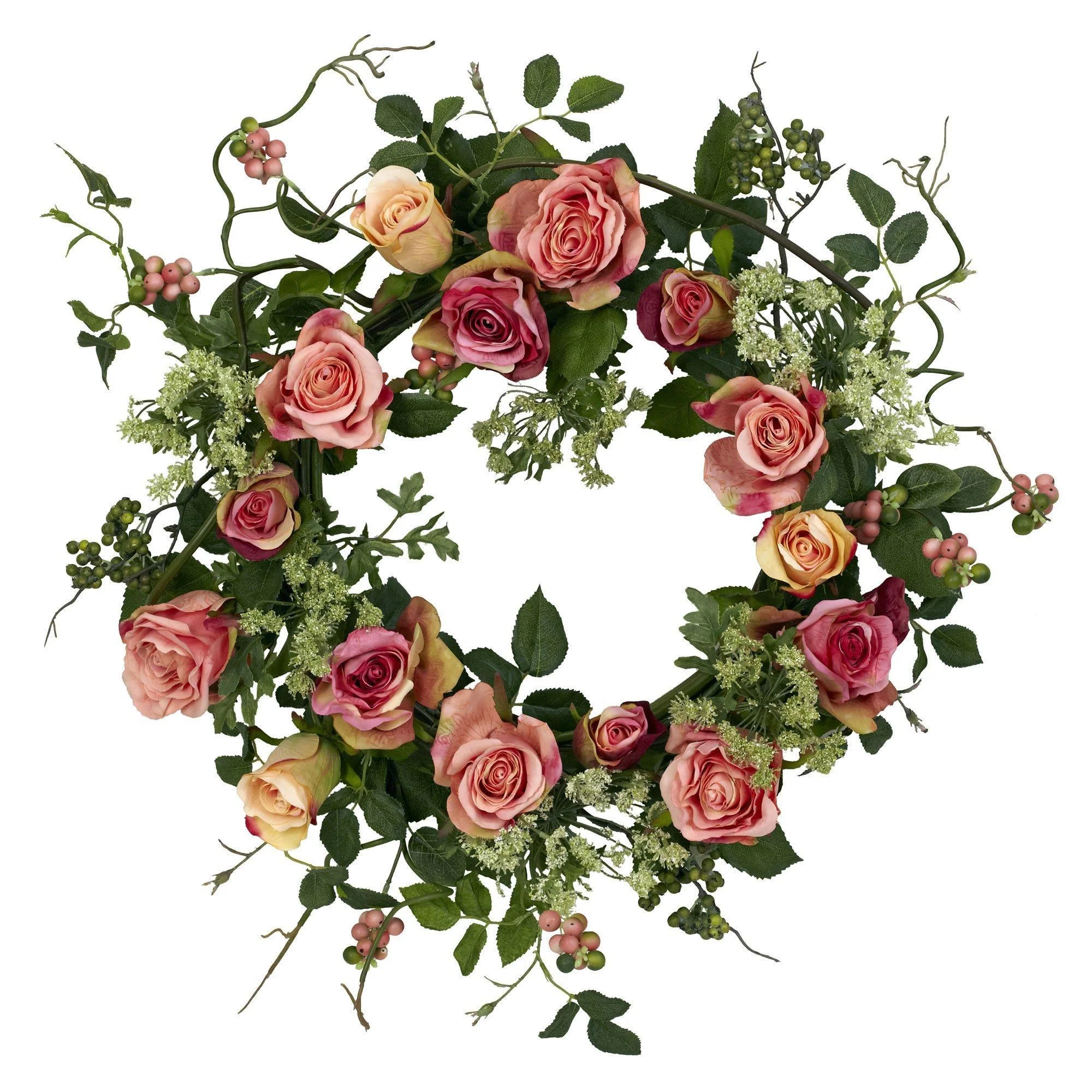 20" Rose Wreath - Image 3