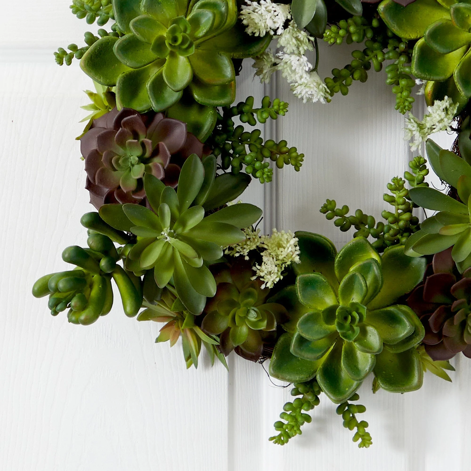 20" Succulent Wreath - Image 2