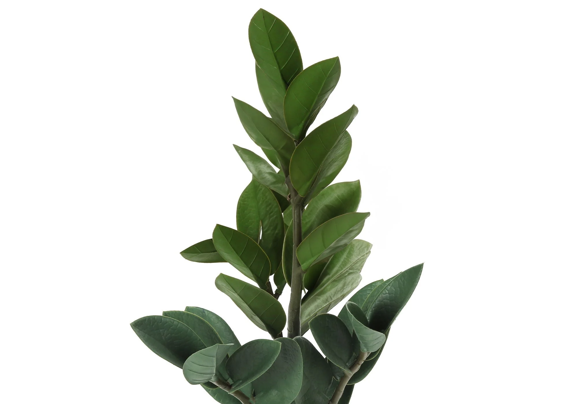 20" Tall, Artificial Plant, Zz, Indoor, Faux, Fake, Table, Greenery, Potted, Real Touch, Decorative - Green / Gray - Image 2