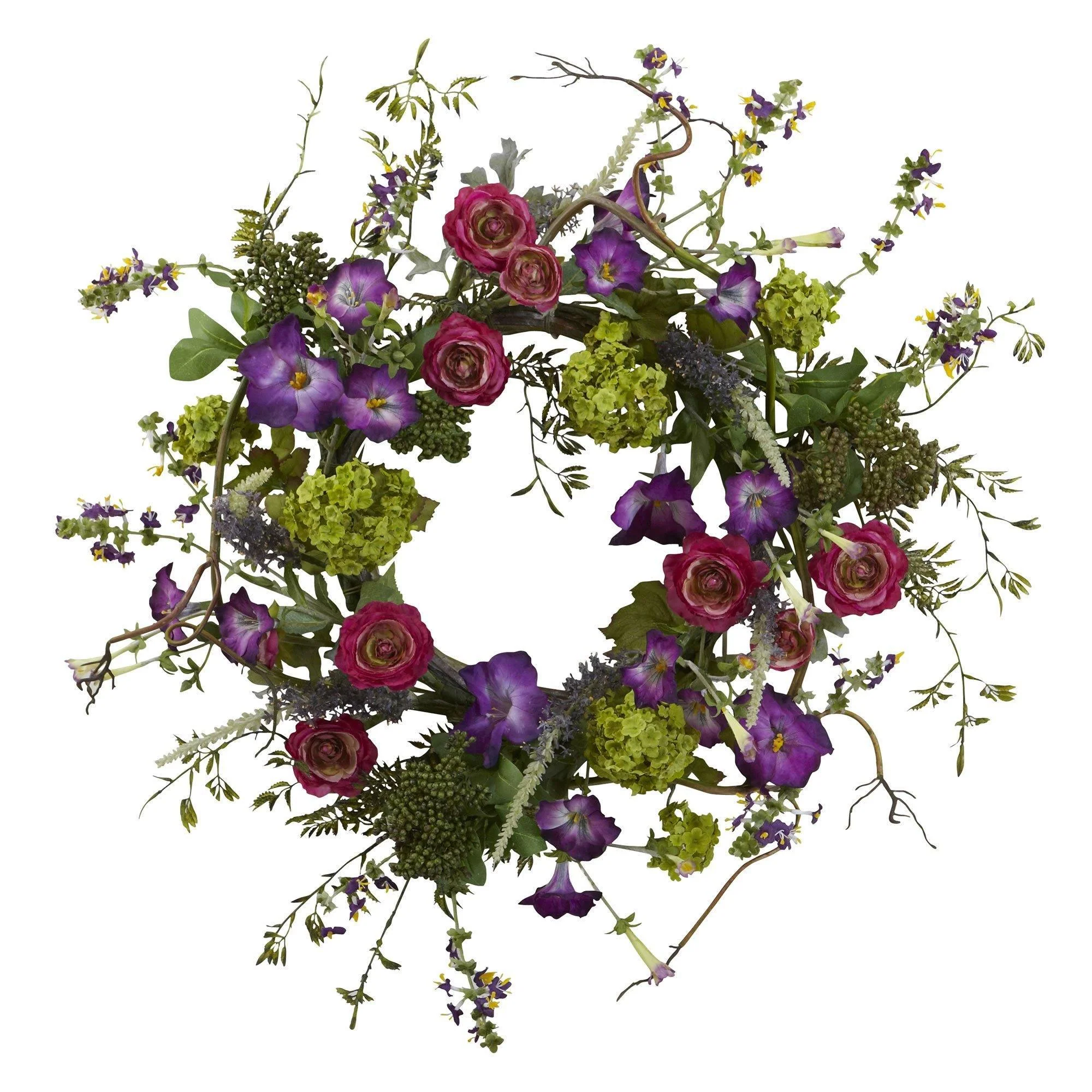 20” Veranda Garden Wreath - Image 3