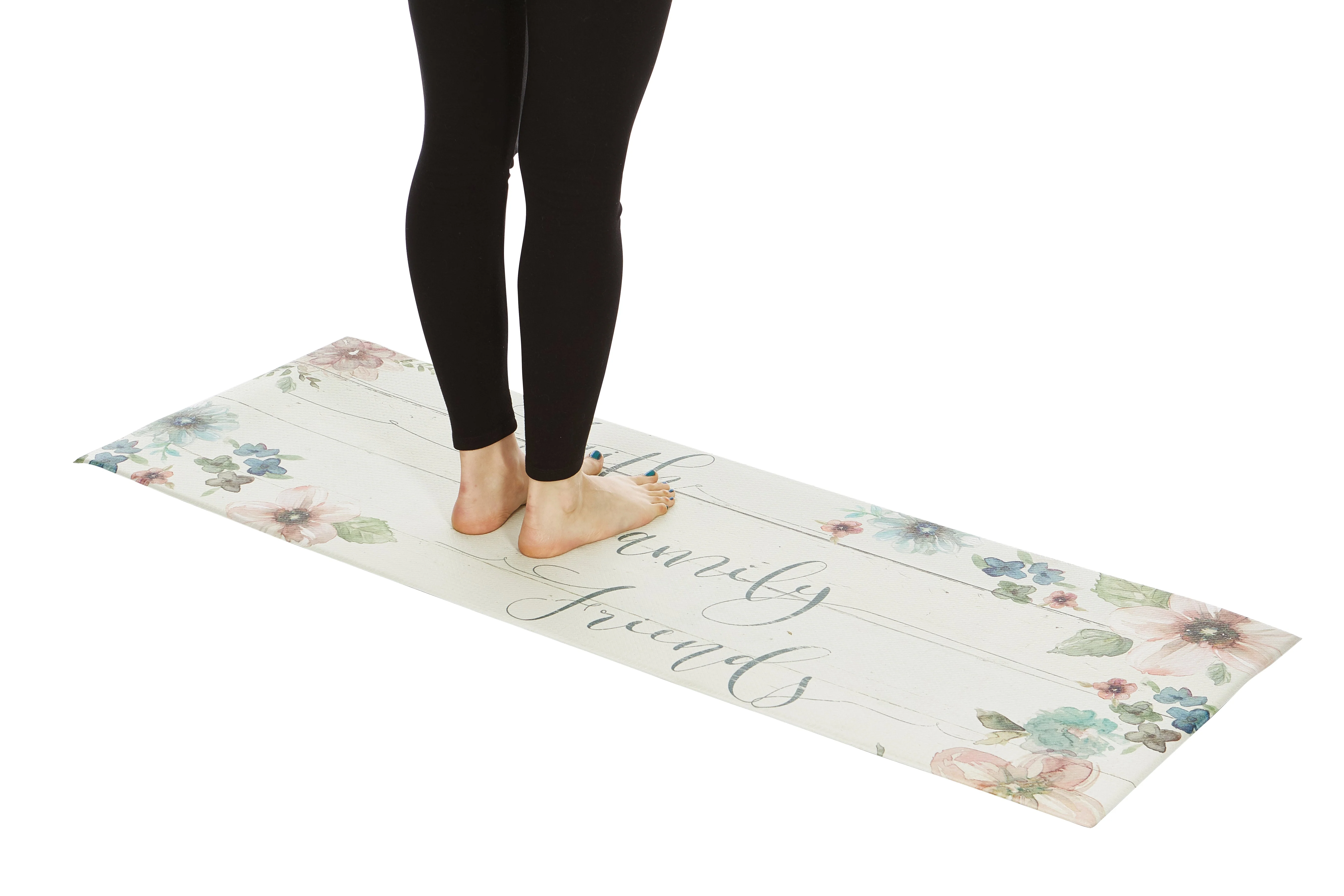 20" x 55" Chic Anti-Fatigue Memory Foam Kitchen Runner Mat (Faith Family Friends) - Image 5